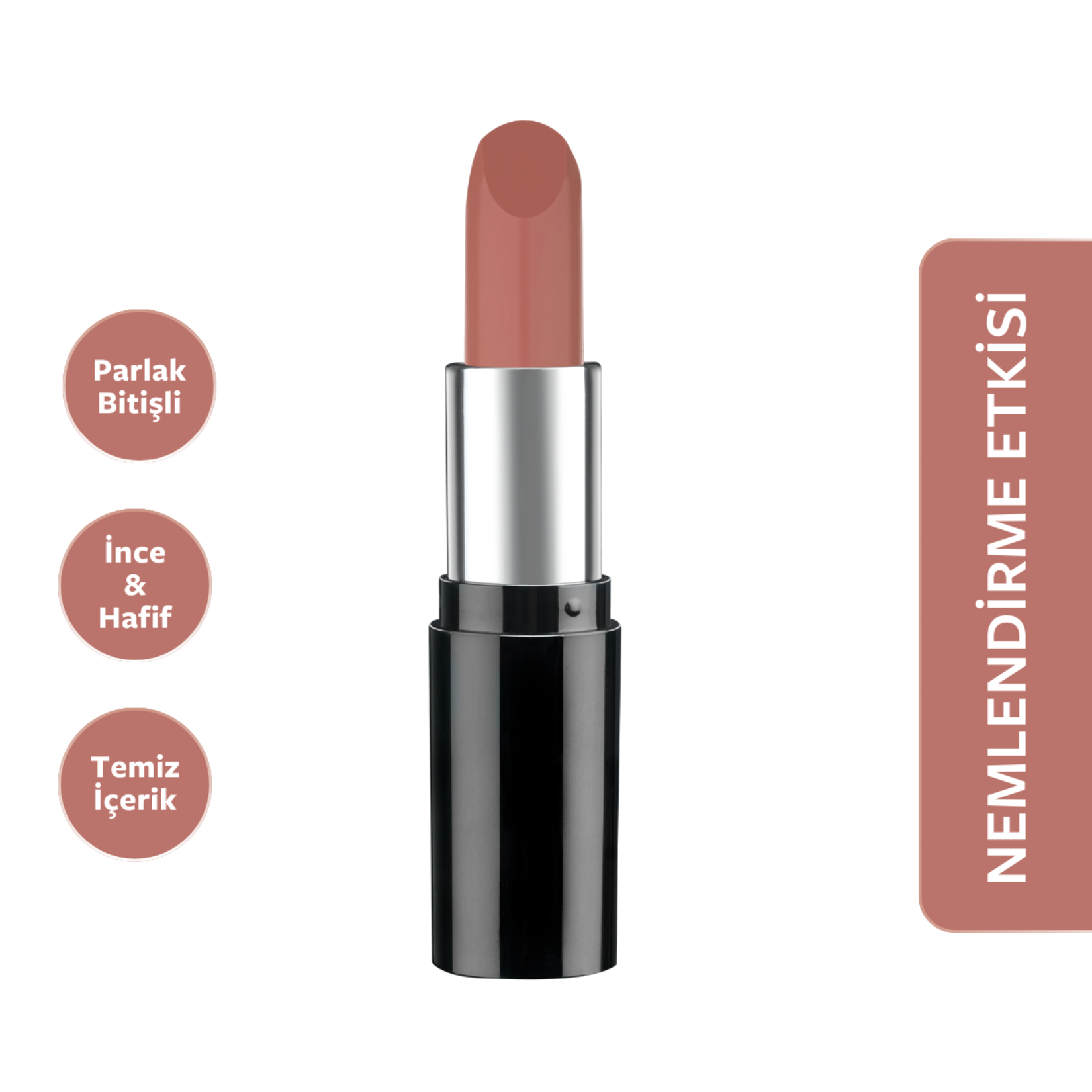 Pastel Nude Lipstick No:521