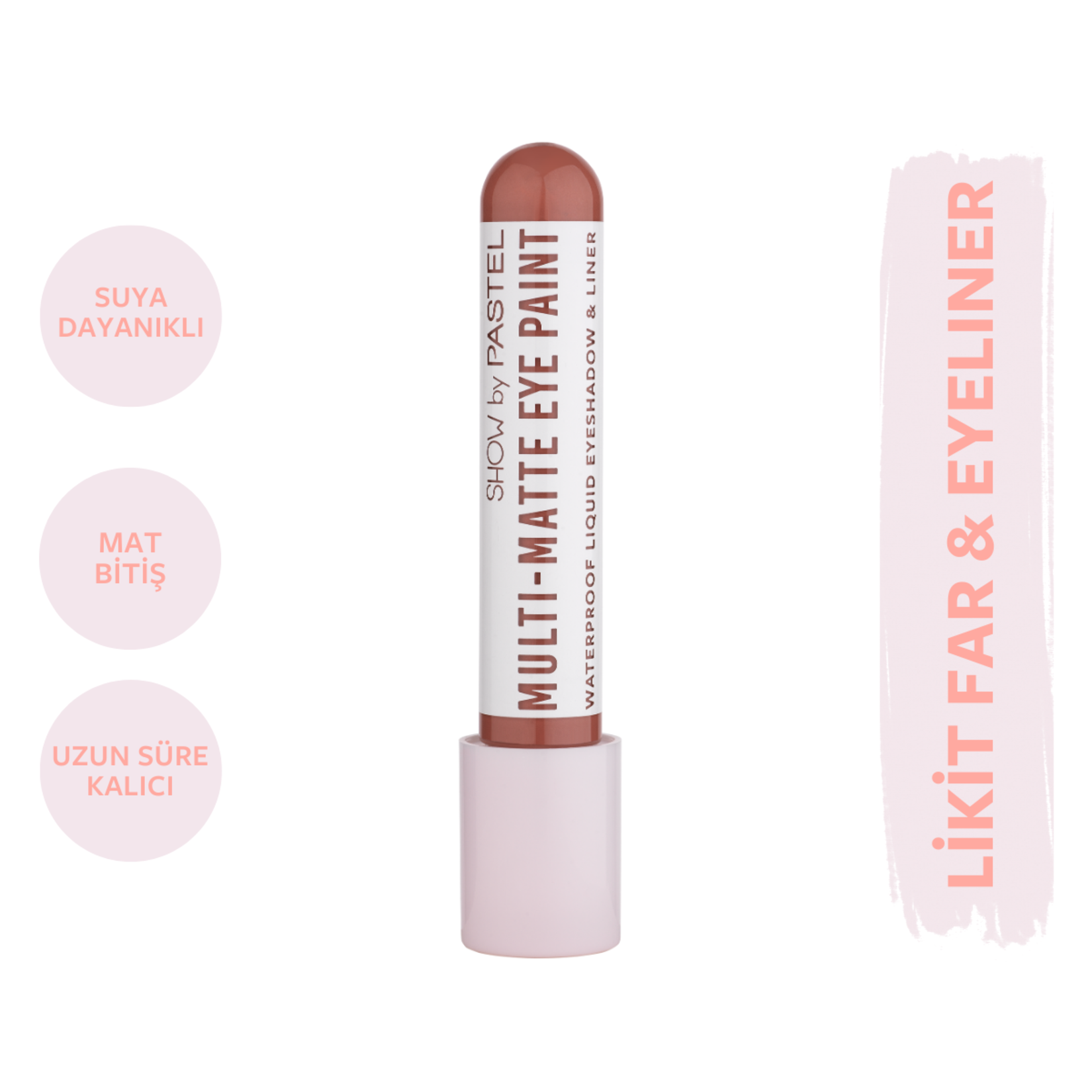 Show By Pastel Waterproof Mat Likit Far ve Eyeliner 85 Say Less