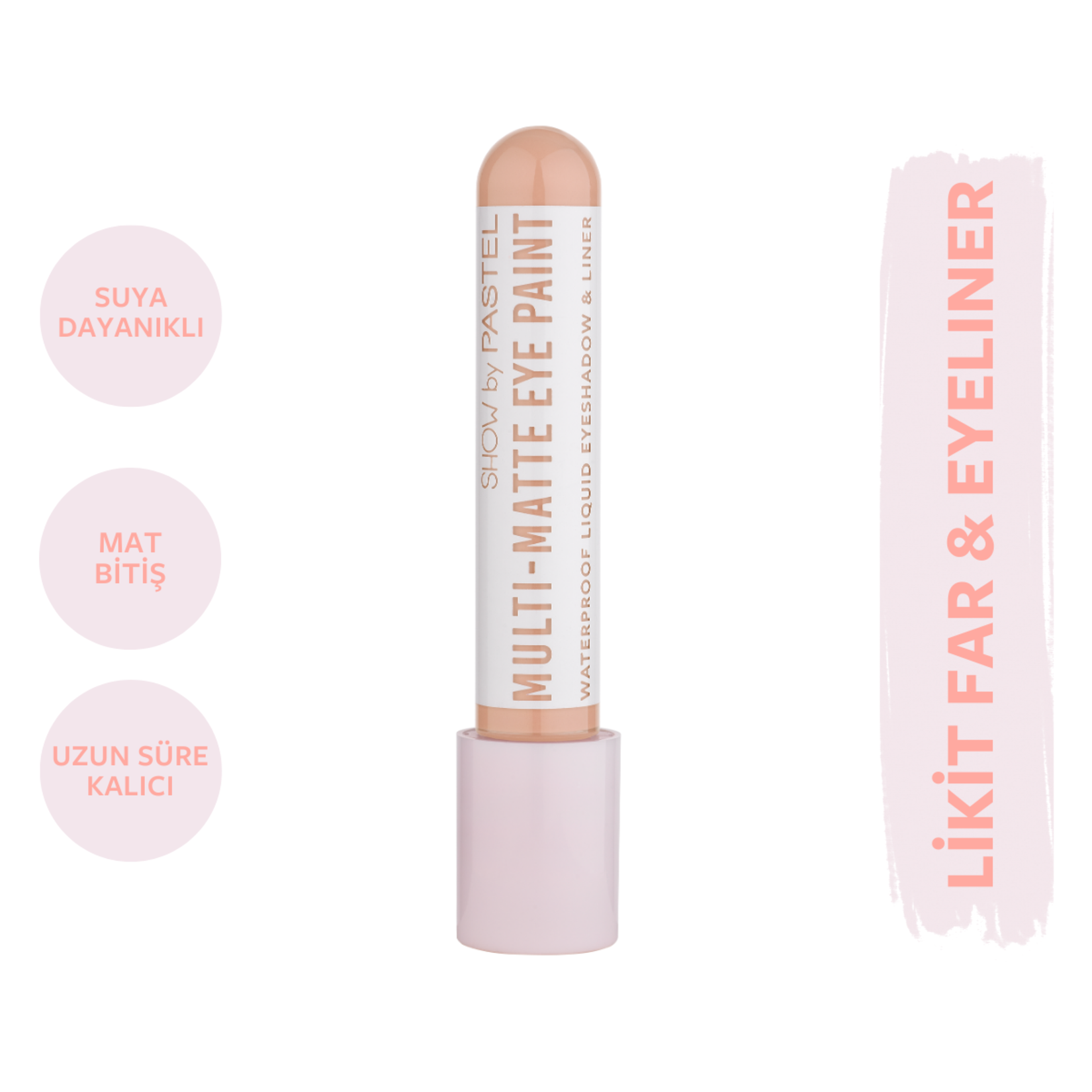 Show By Pastel Waterproof Mat Likit Far ve Eyeliner 82 Vibing