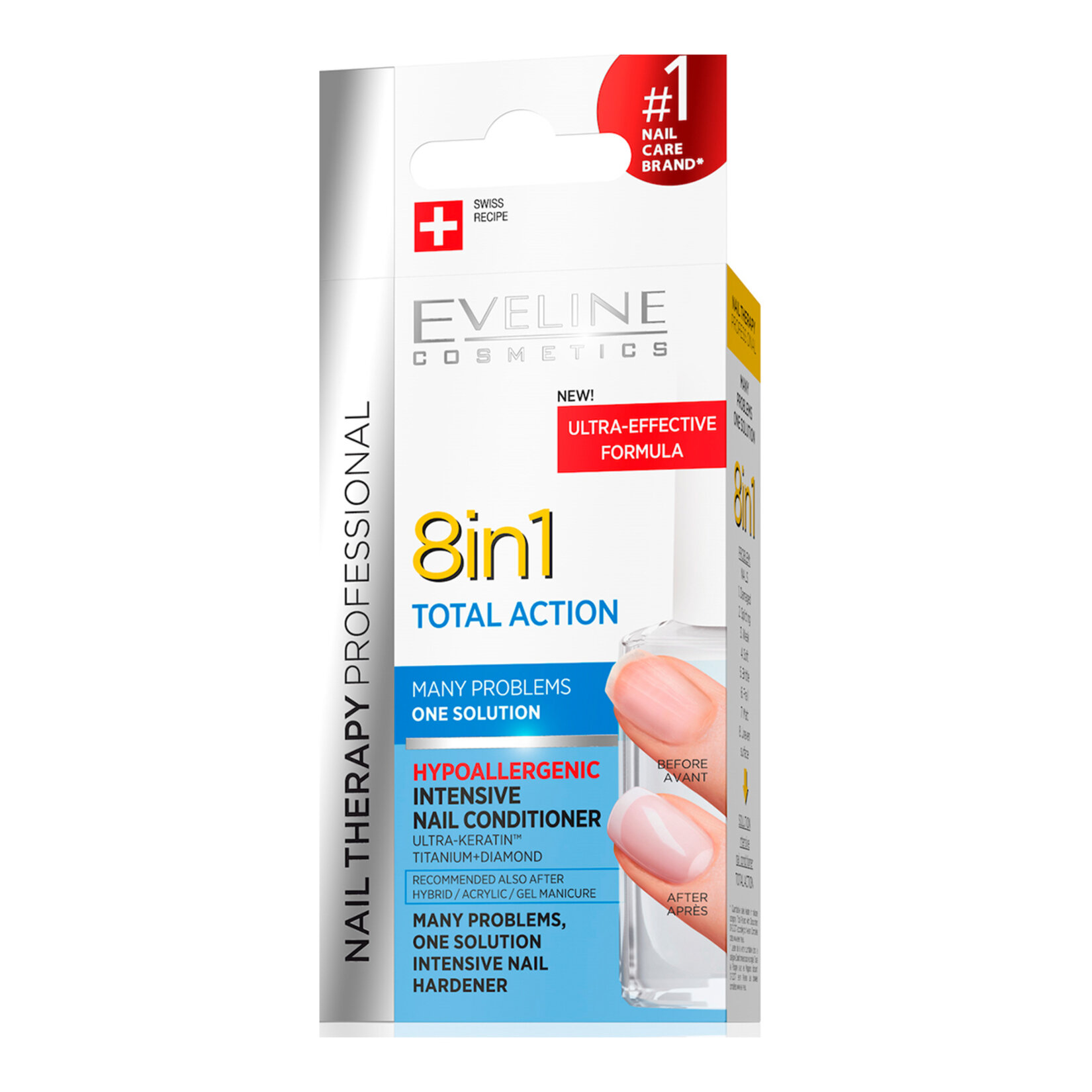 Eveline Nail Therapy Professional 8 in 1 Total Action