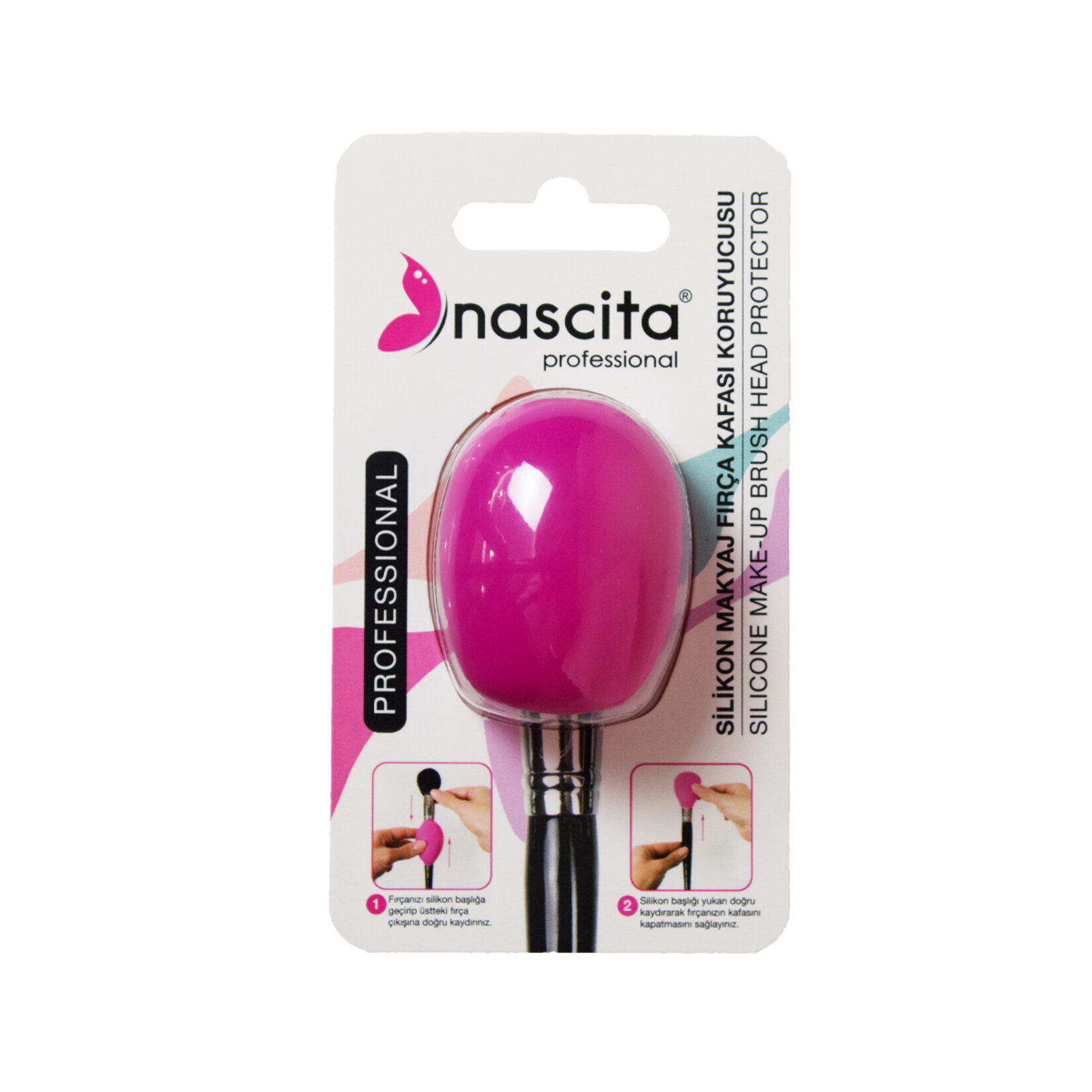 Nascita Silikon Makyaj Fırça Kafası Koruyucu Küçük Boy