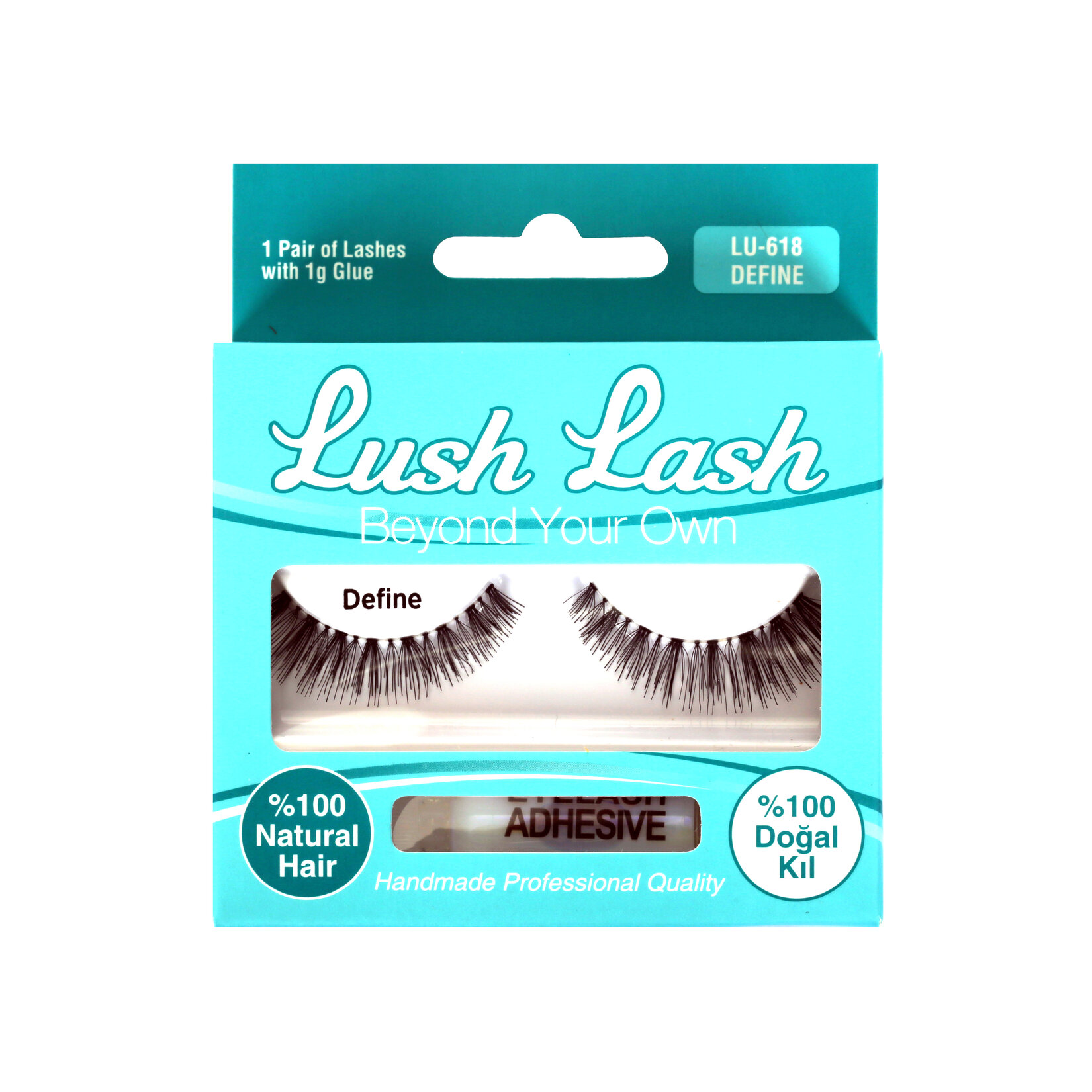Lush Lash %100 Doğal Kıl Defıne Takma Kirpik