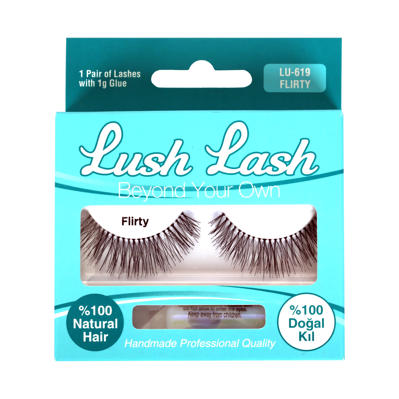 Lush Lash %100 Doğal Kıl Flirty Takma Kirpik