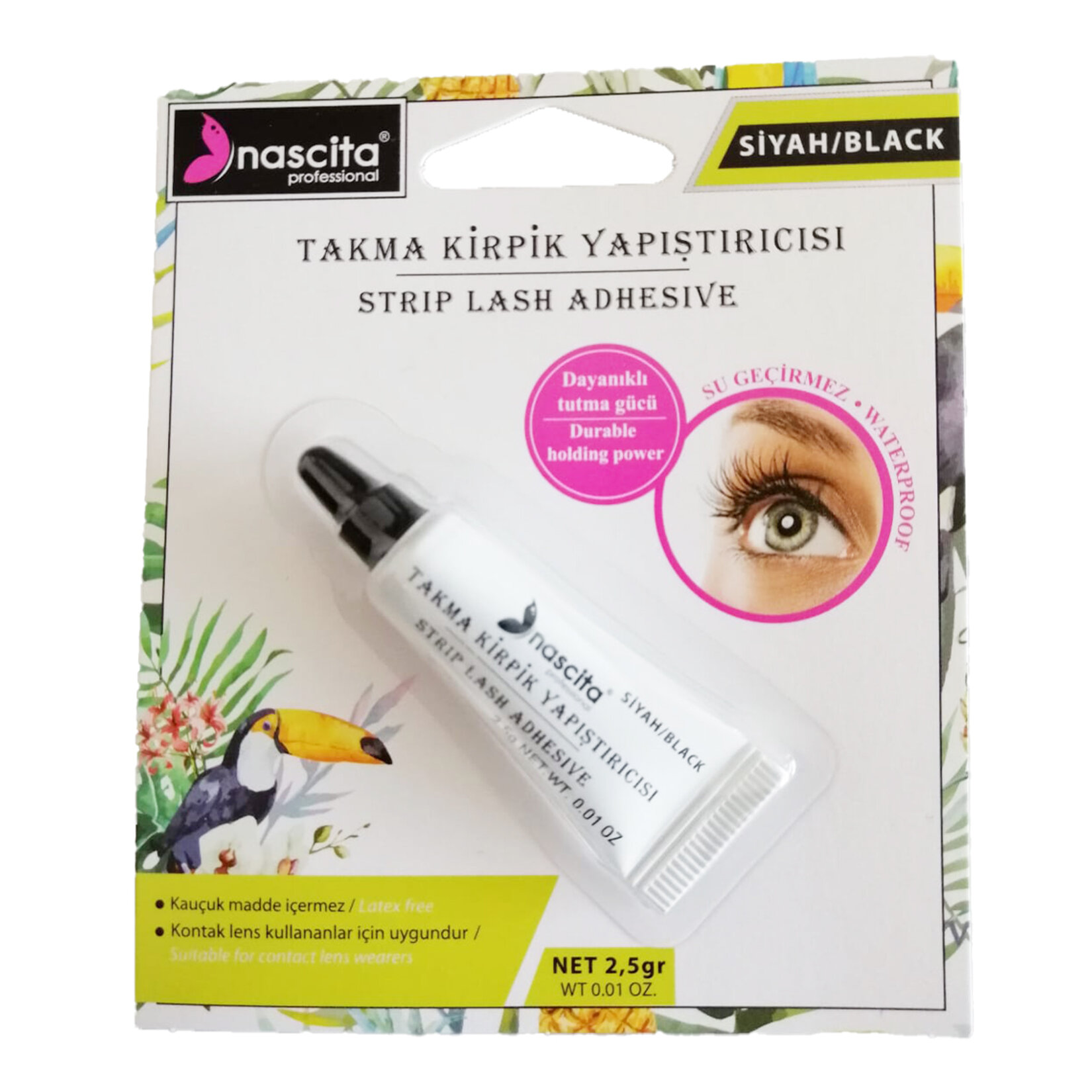 Nascita Takma Kirpik Yapıştırıcı Siyah (2.5 G)