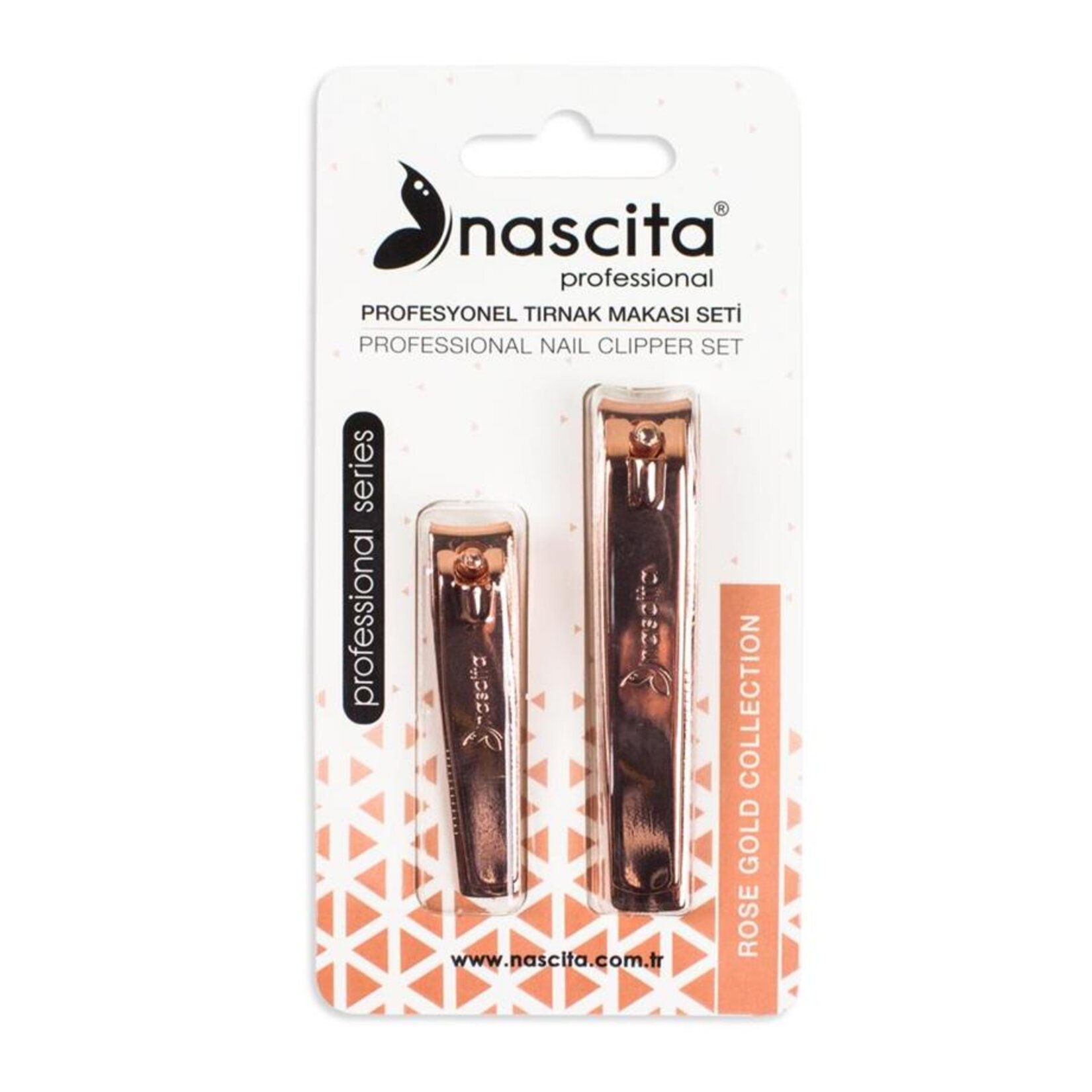 Nascita İkili Bronz Tırnak Makası Seti