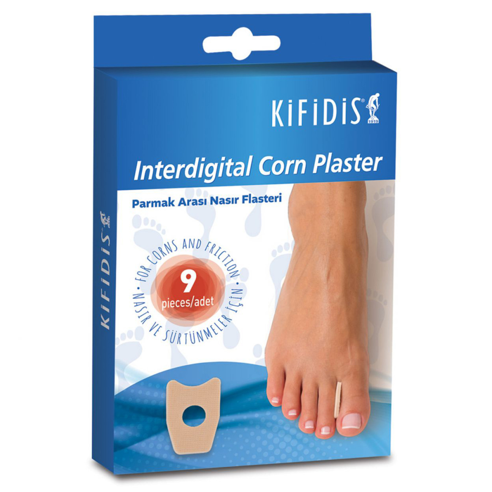 Kifidis 014 Parmak Arası Nasır Yastığı 9'lu