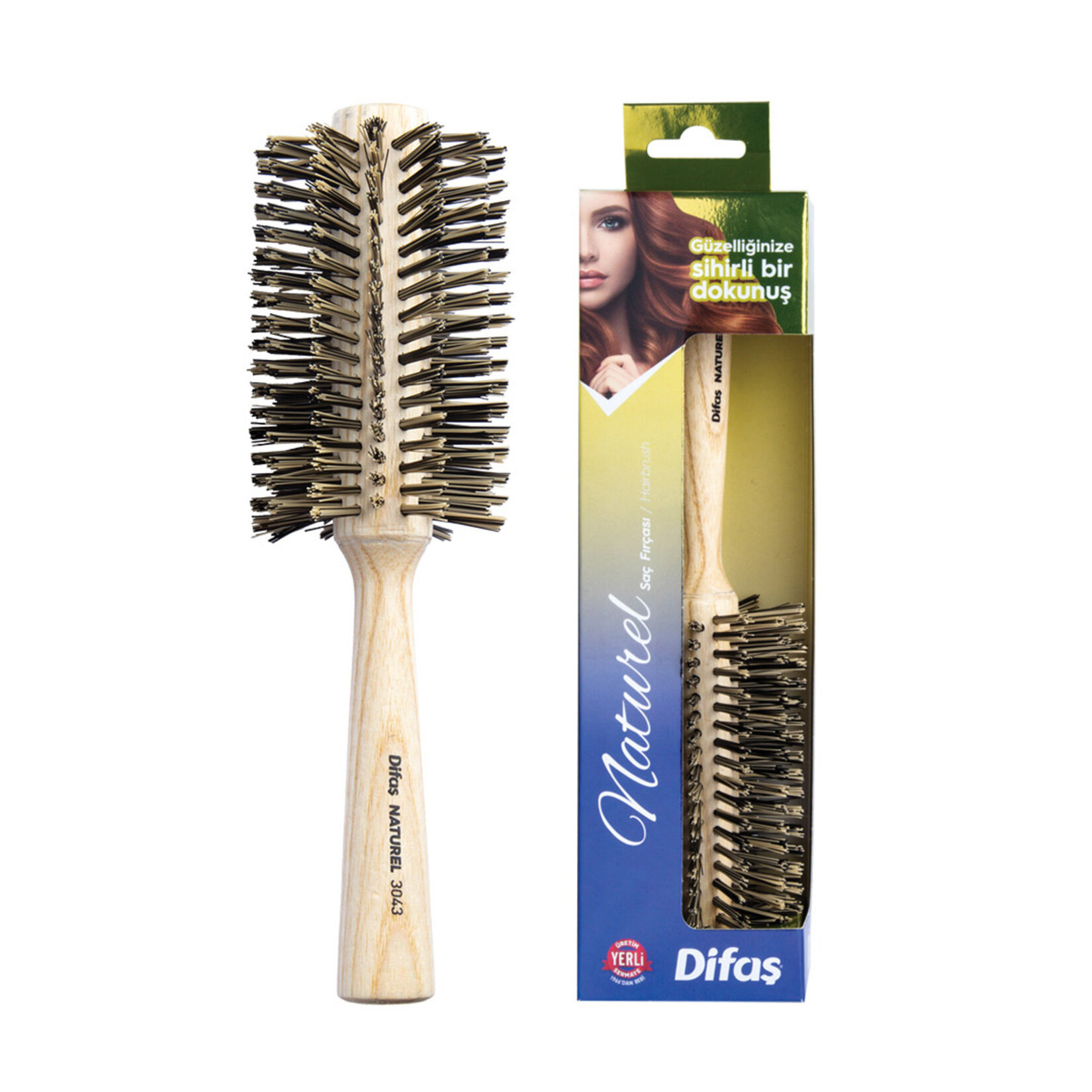 Difaş Naturel 3043 Fön Fırçası