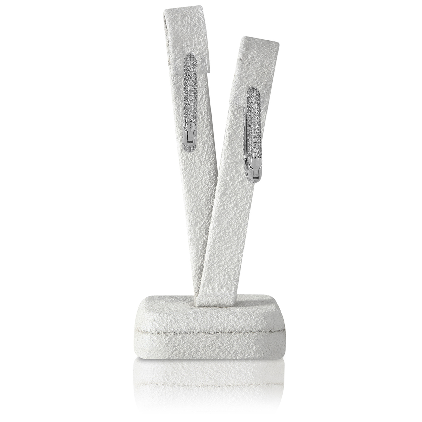 Stylish Köşeli Zirkon Küpe