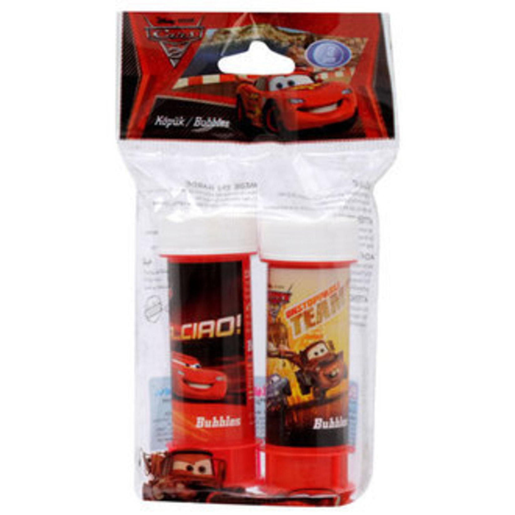 Cars 2 Poşet İçi 2'Li Köpük