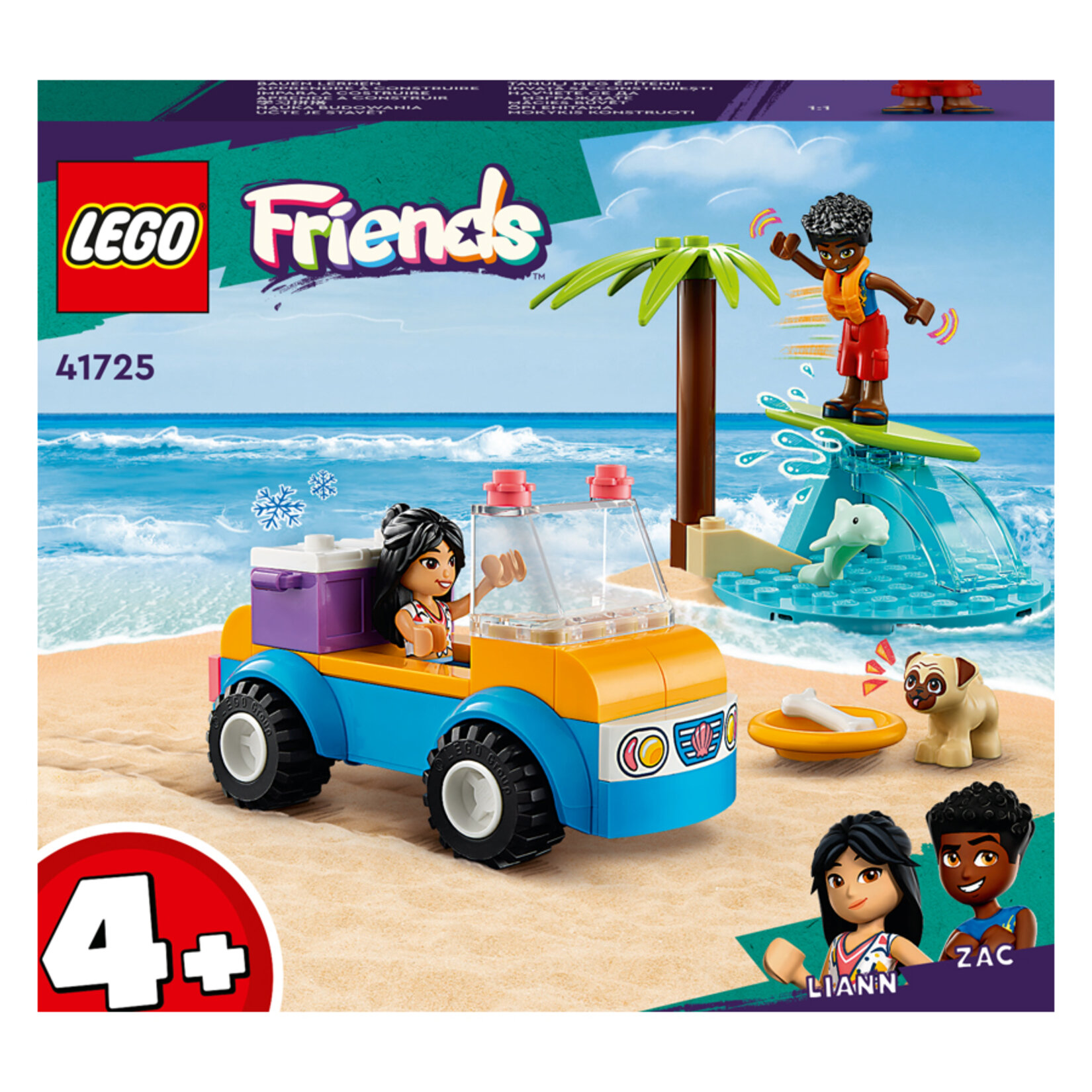Lego Frıends Plaj Arabası Eğlencesi 41725-61 Parça