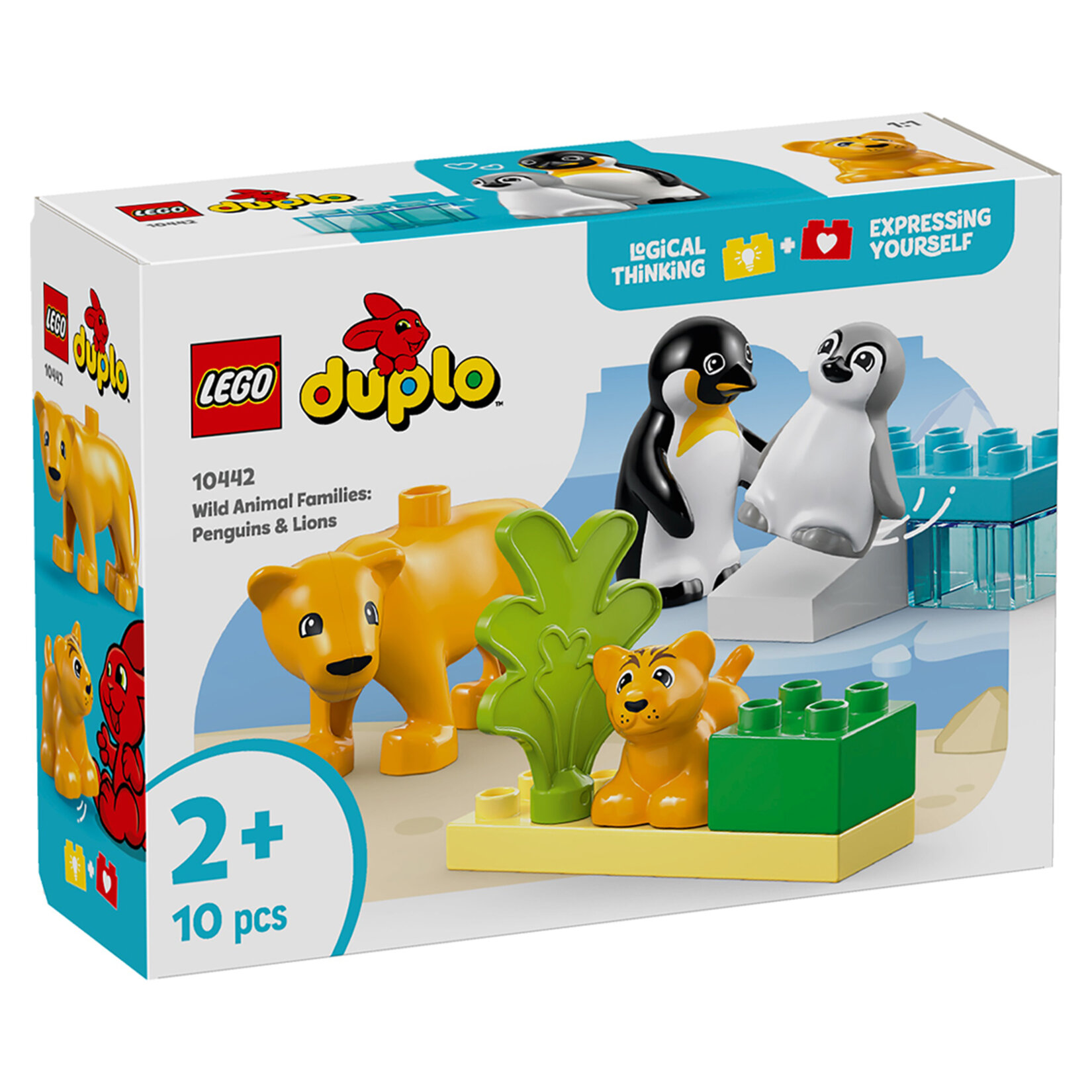 Lego 10442 Duplo Kasabası Vahşi Hayvan Aileleri