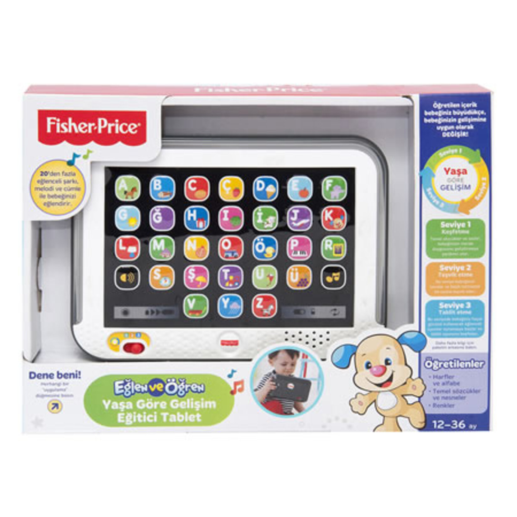 Fisher Price  Yaşa Göre Gelişim Eğitici Tablet (Türkçe)