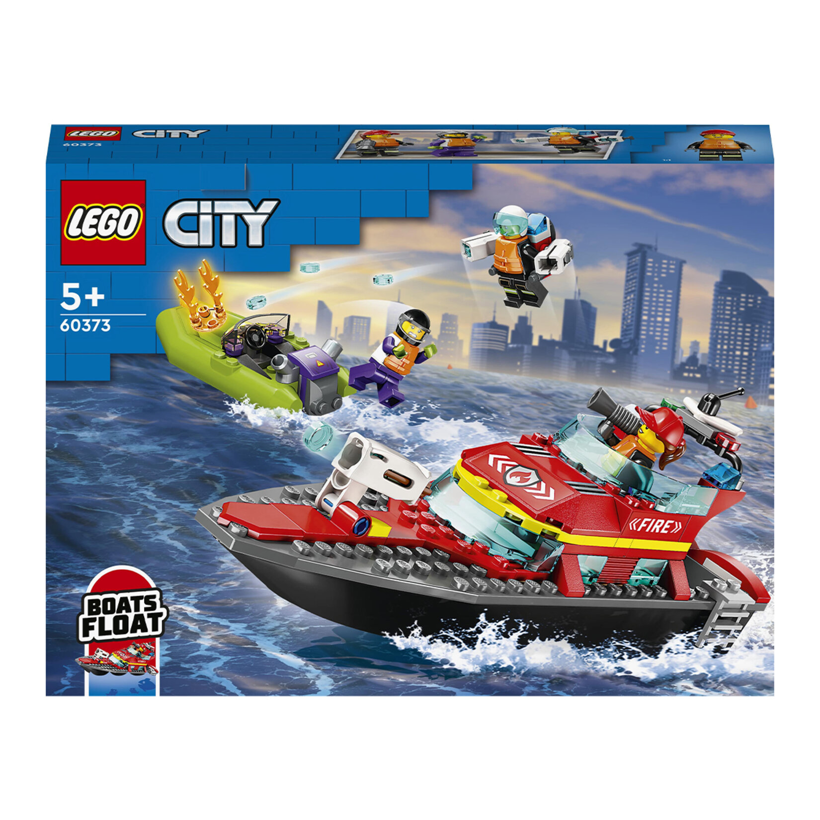 Lego Cıty Fıre 60373 İtfaıye Kurtarma Teknesi 5+