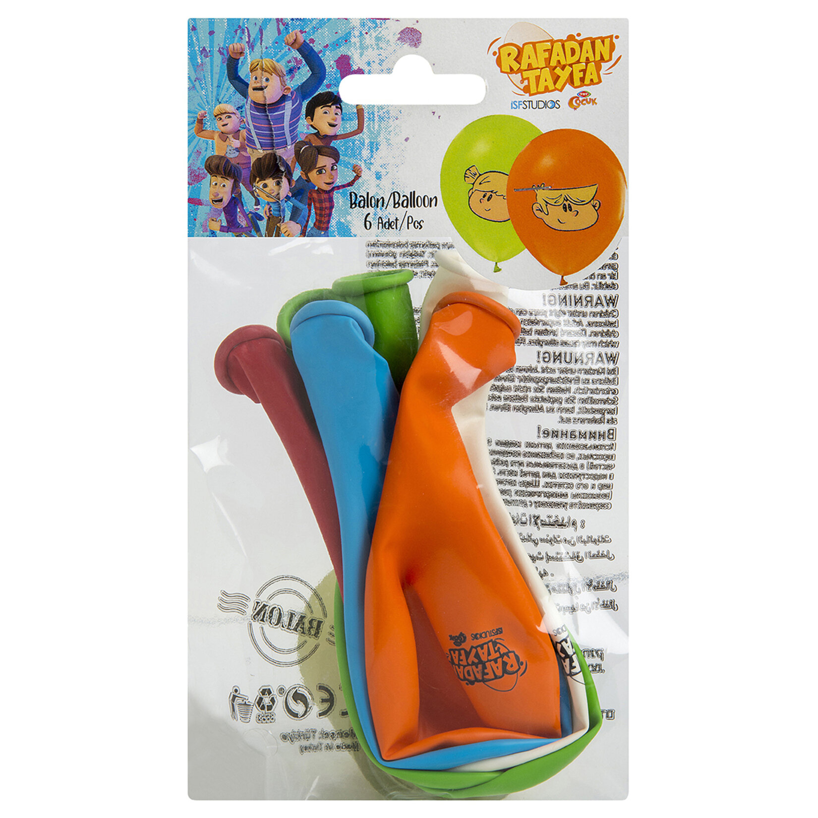 Balonevi Rafadan Tayfa 6'lı Balon