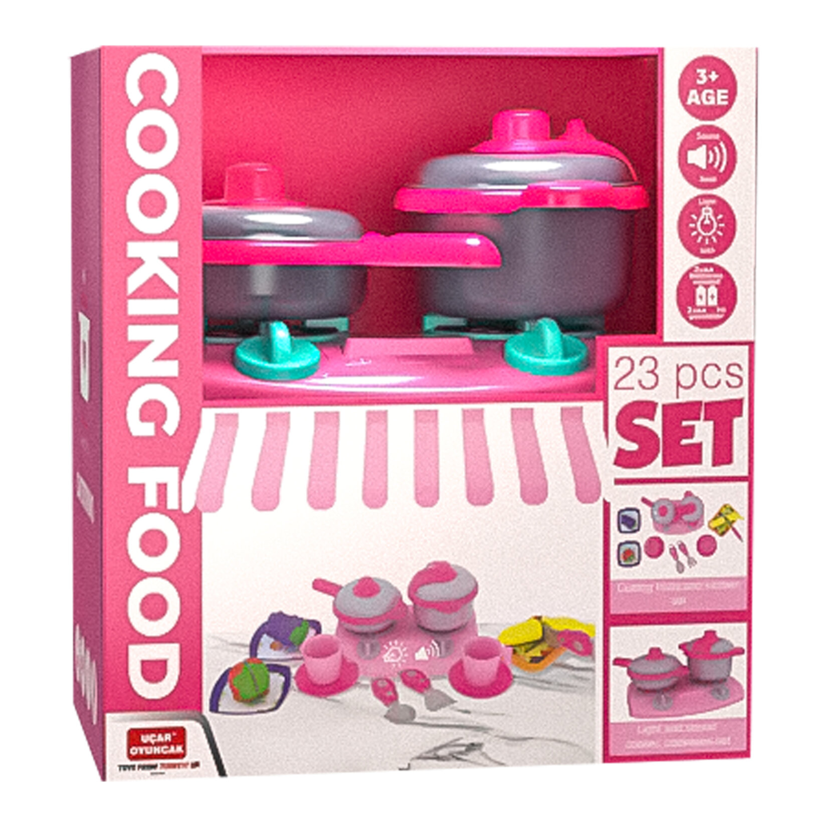 Uçar Oyuncak Tencere Seti (Cooking Food)