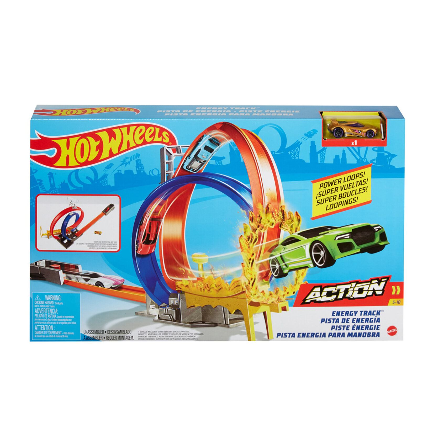 Hot Wheels Enerji Pisti Yarış Seti