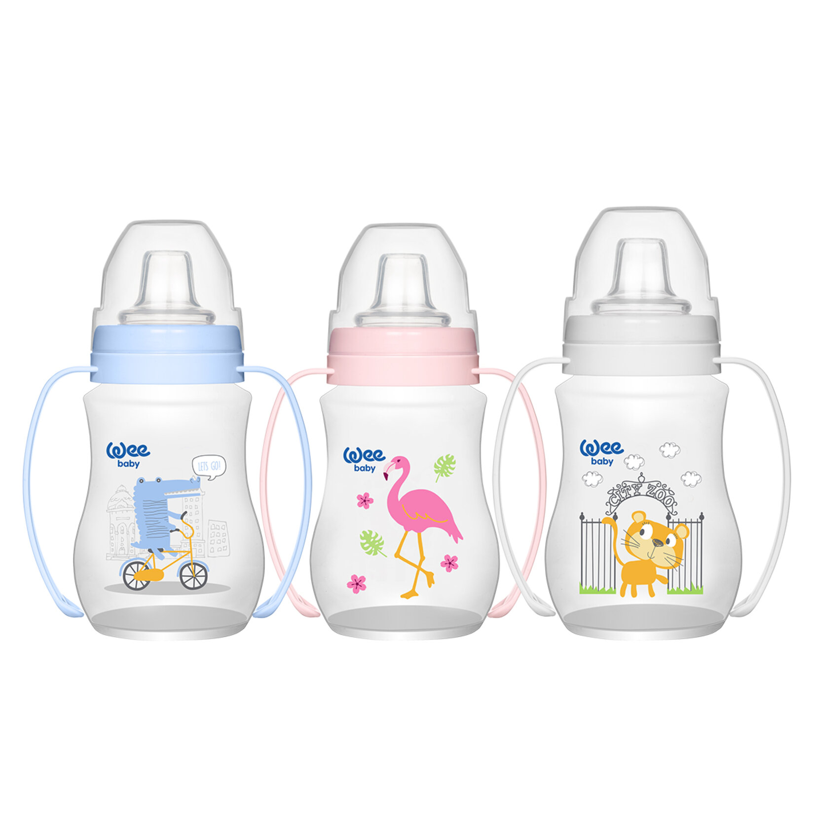 Wee Baby Akıtmaz Kulplu Pp Bardak 250 Ml