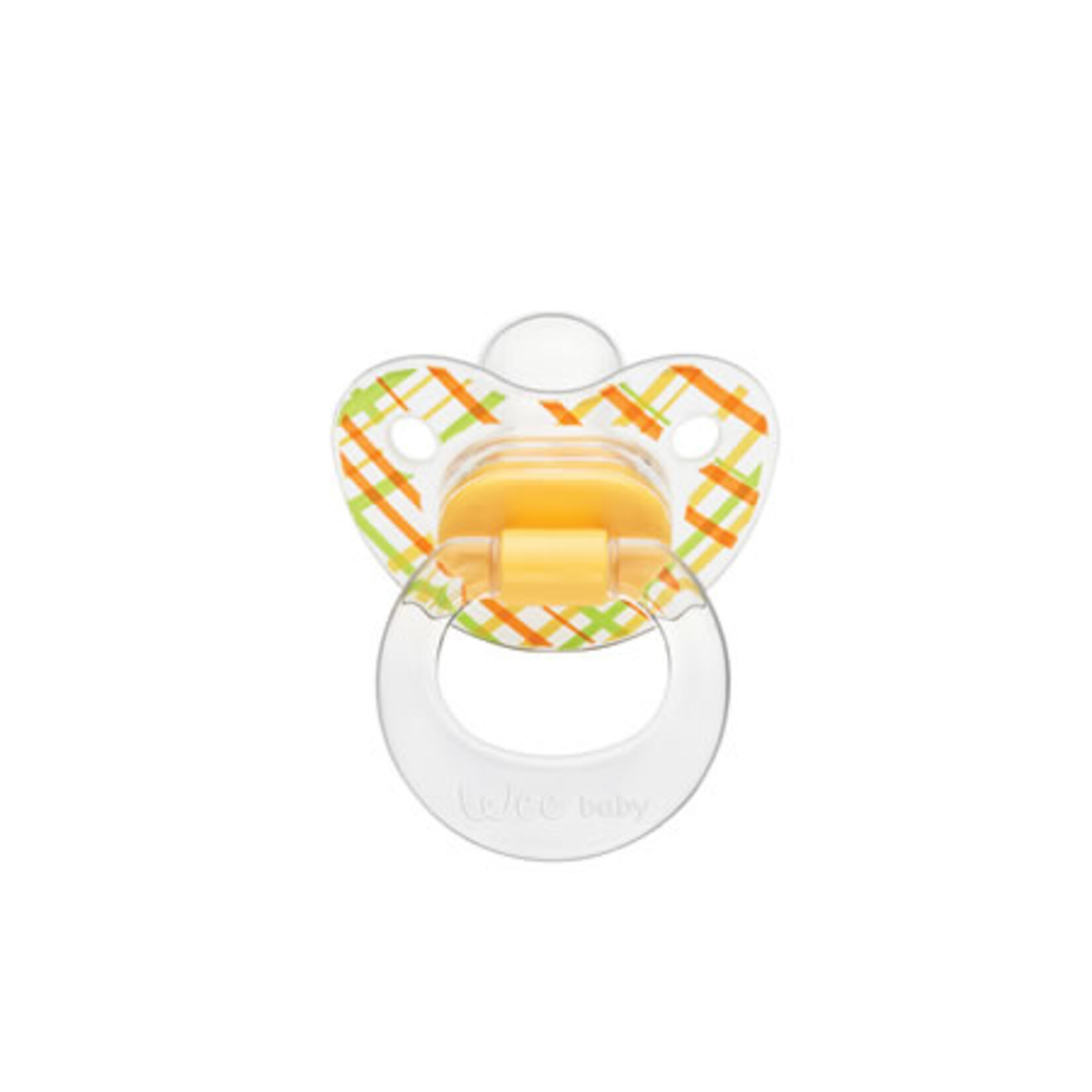 Wee Baby Şeffaf Desenli Damaklı Emzik 0-6 Ay No:1