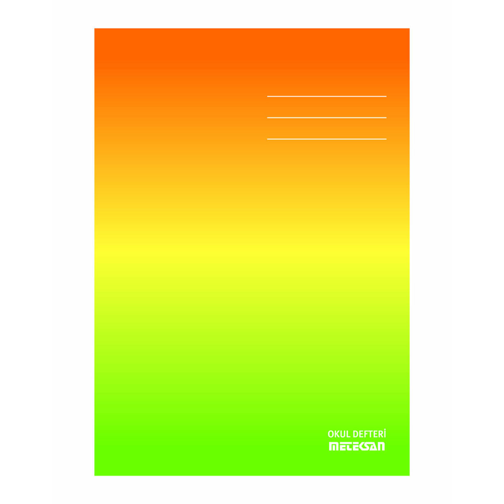 Meteksan Okul A5 40 Yaprak Kareli Defter