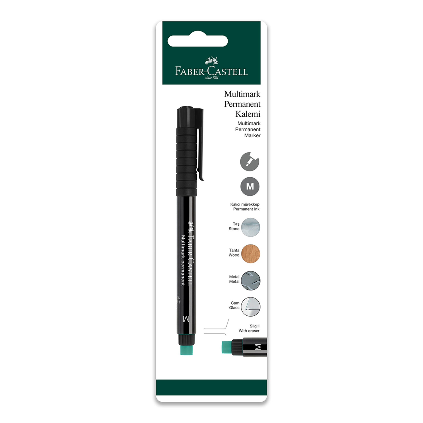 Faber-castell Bls.permanent Kalemi Siyah (M) Tekli