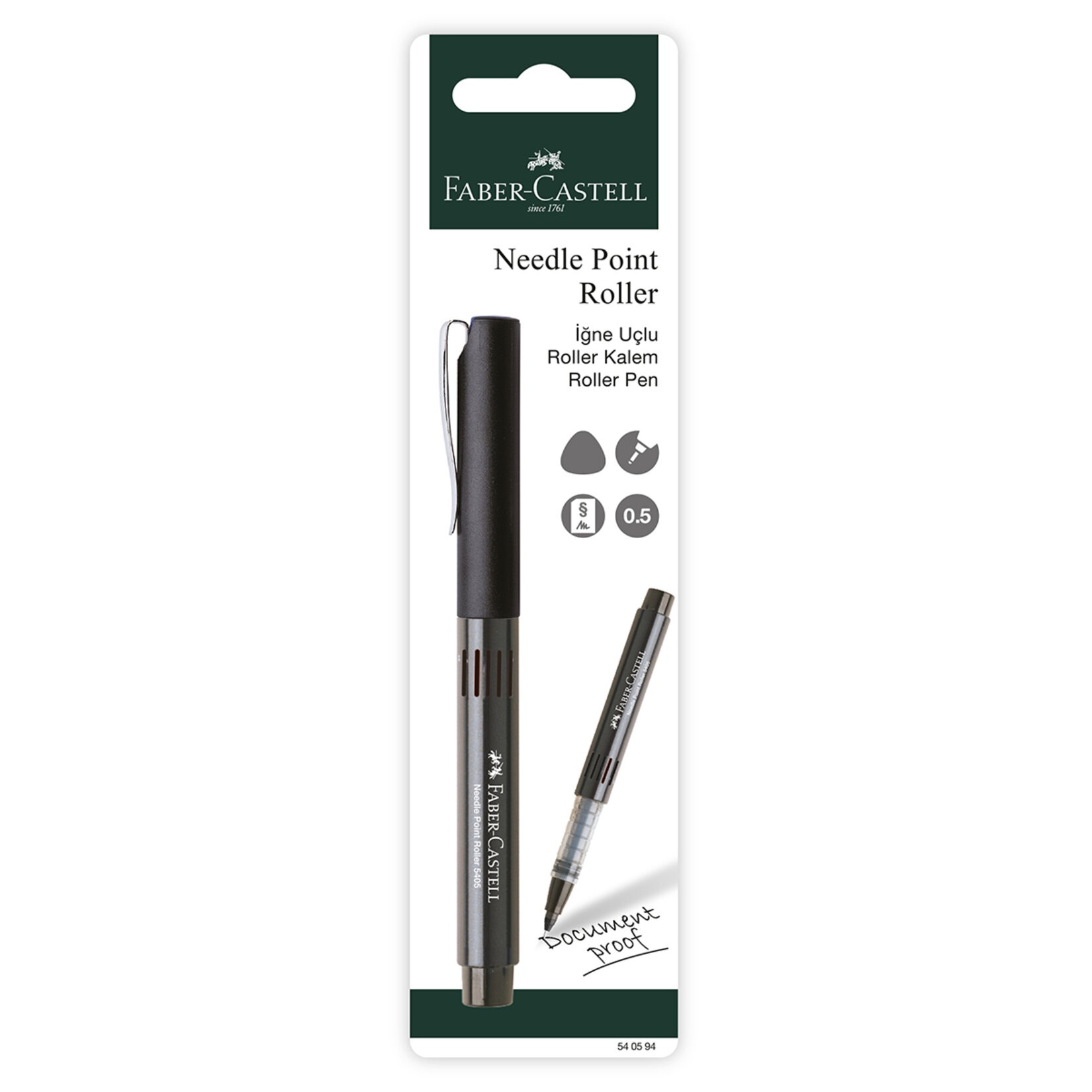 Faber-castell Bls.5405 İğne Uç Roller Klm 0.5 Siya