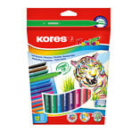 Kores Jumbo Keçeli Boya Kalemi 12Li