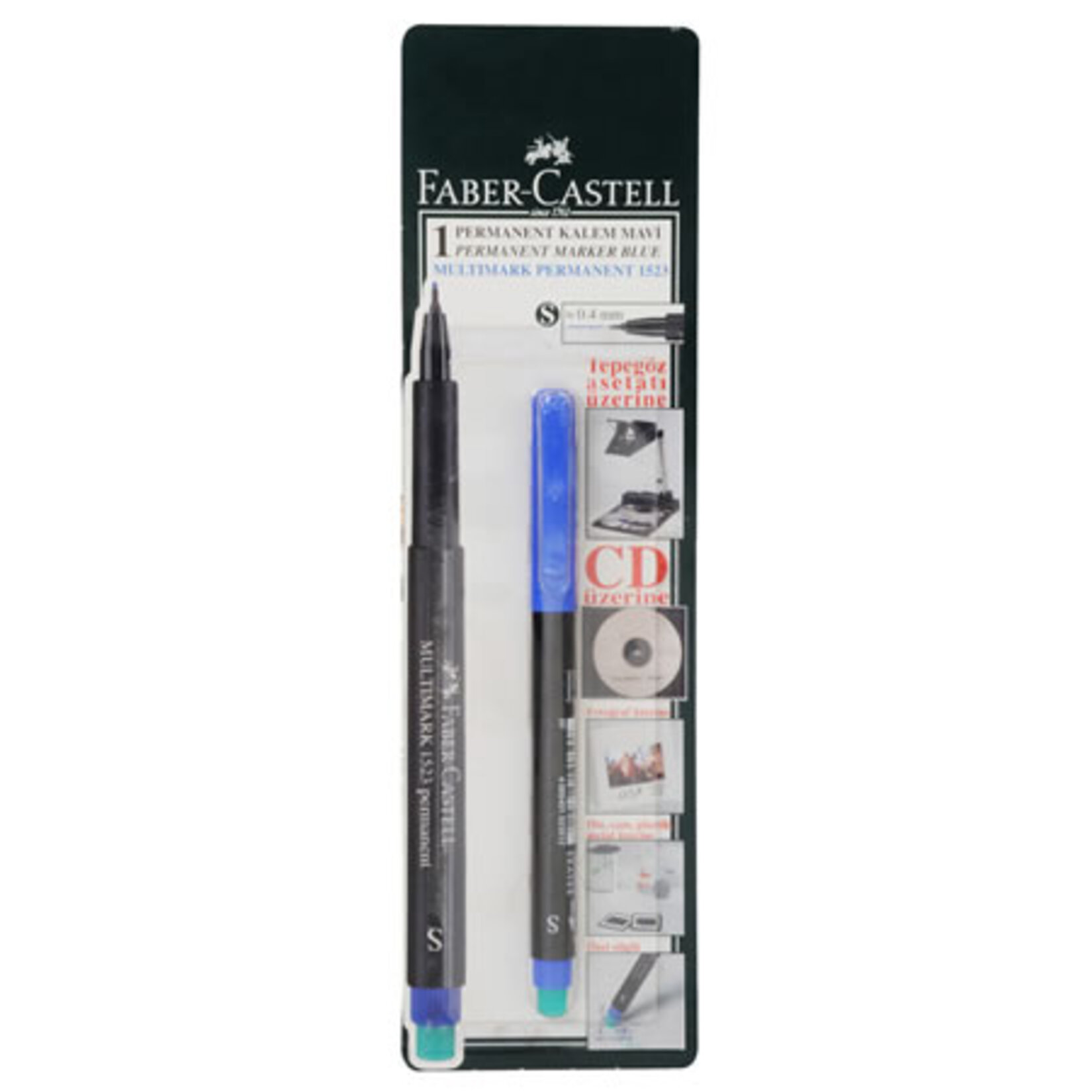 Faber Castell 1 Permanent Kalem Mavi Renk