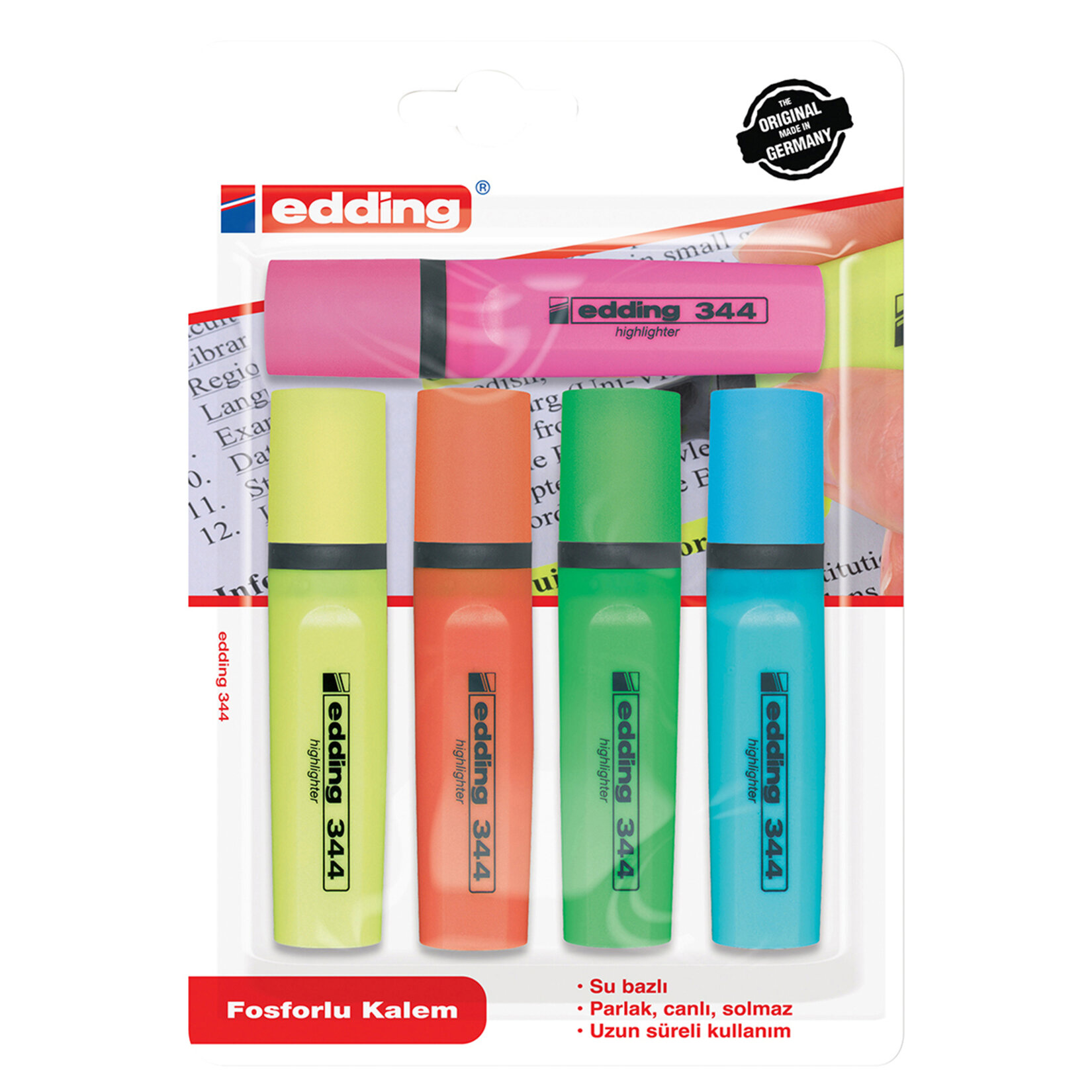 Edding Fosforlu Kalem 5 Li