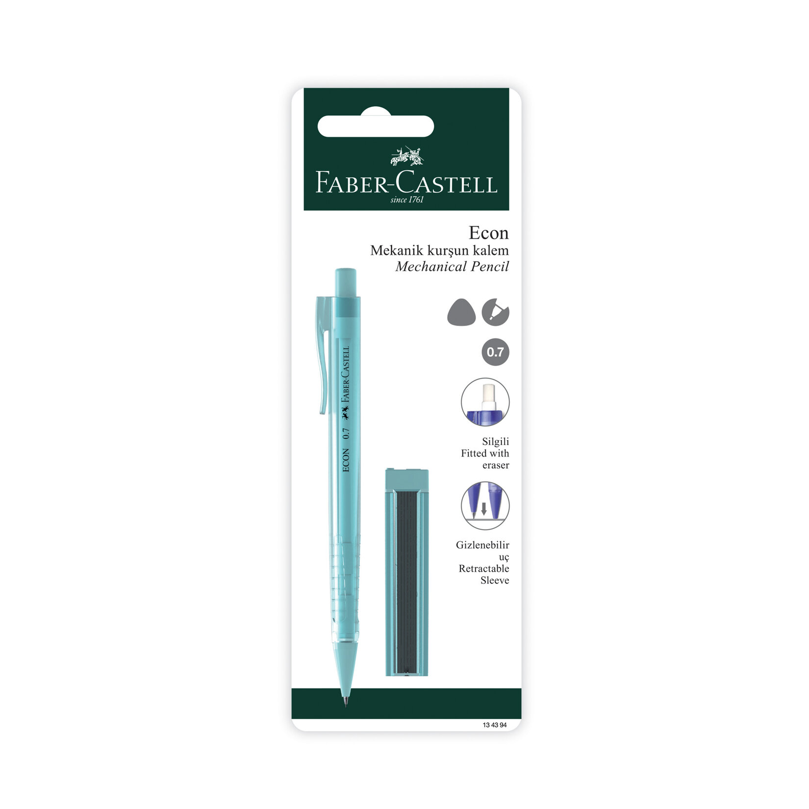 Faber-Castell Bls.econ Mekanik Uçlu Kalem 0.7 Uç Hediye
