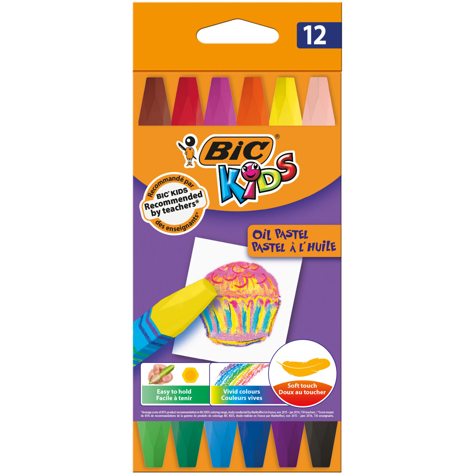 Bic Kids Yağlı Pastel Boya 12'li Kutu