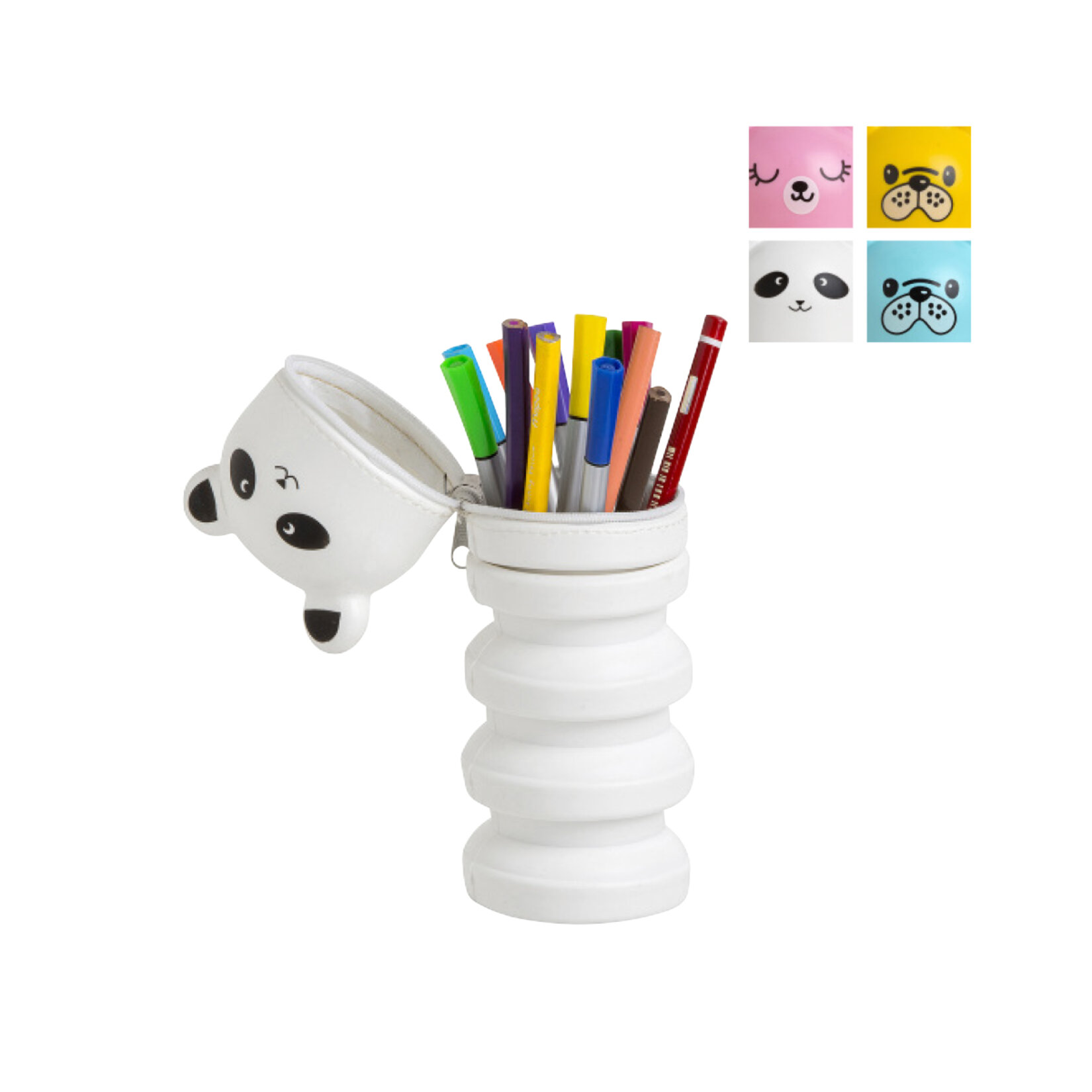 Fly Akordiyon Silikon Kalem Çanta Figürlü A&b