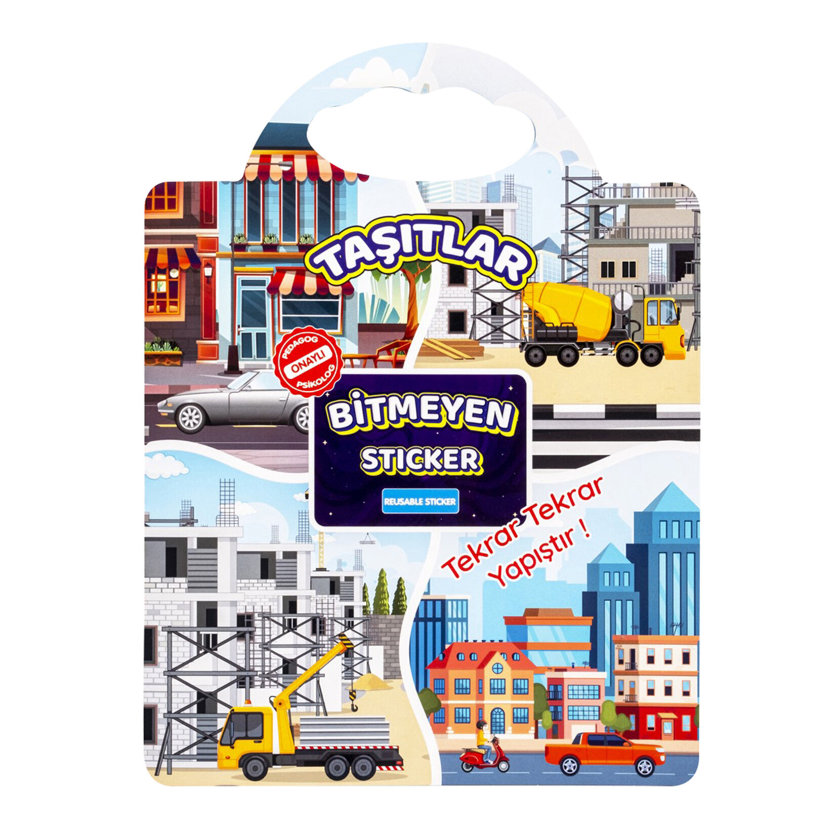 Gepettoys Bitmeyen Sticker Kitabı