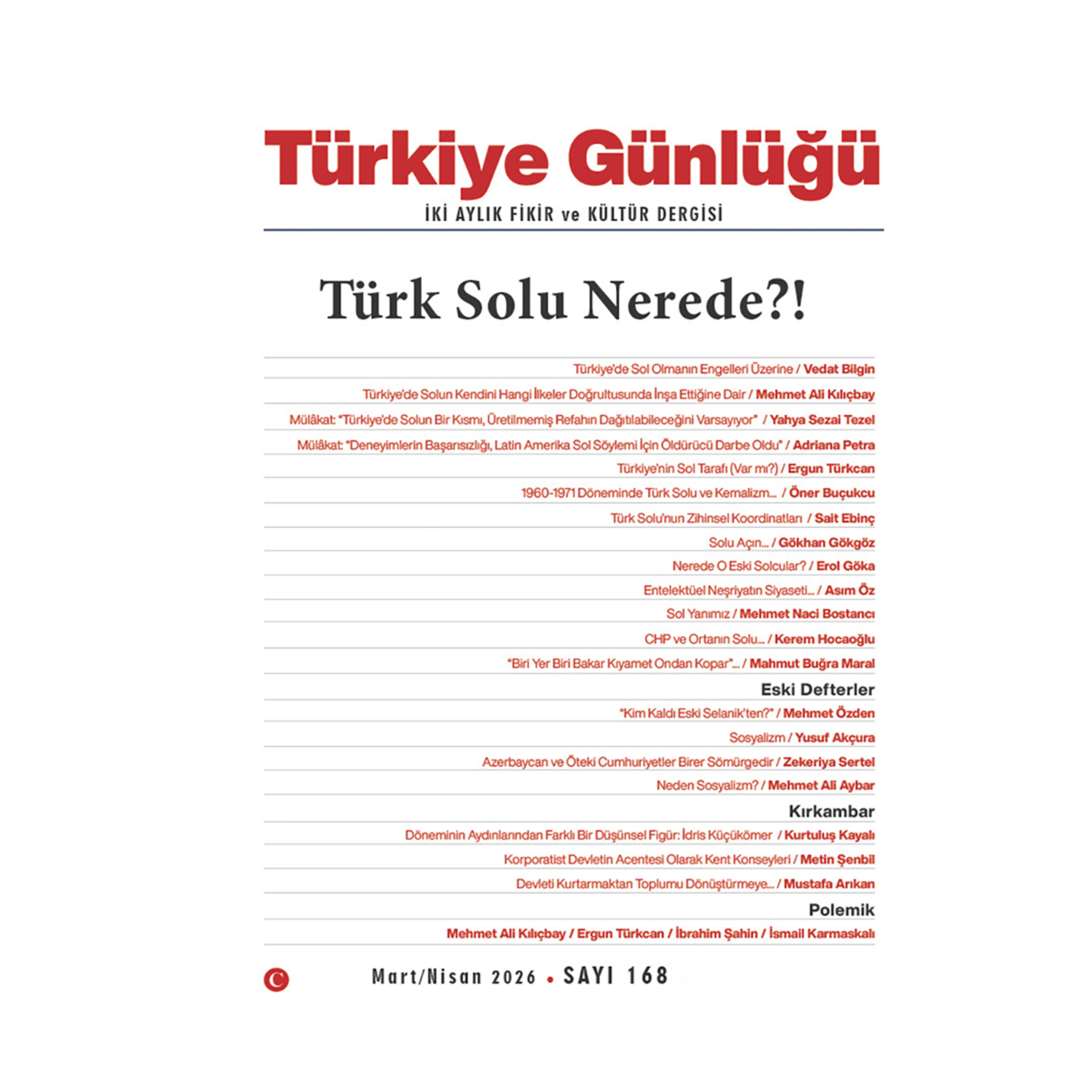 Türkiye Günlüğü Dergisi