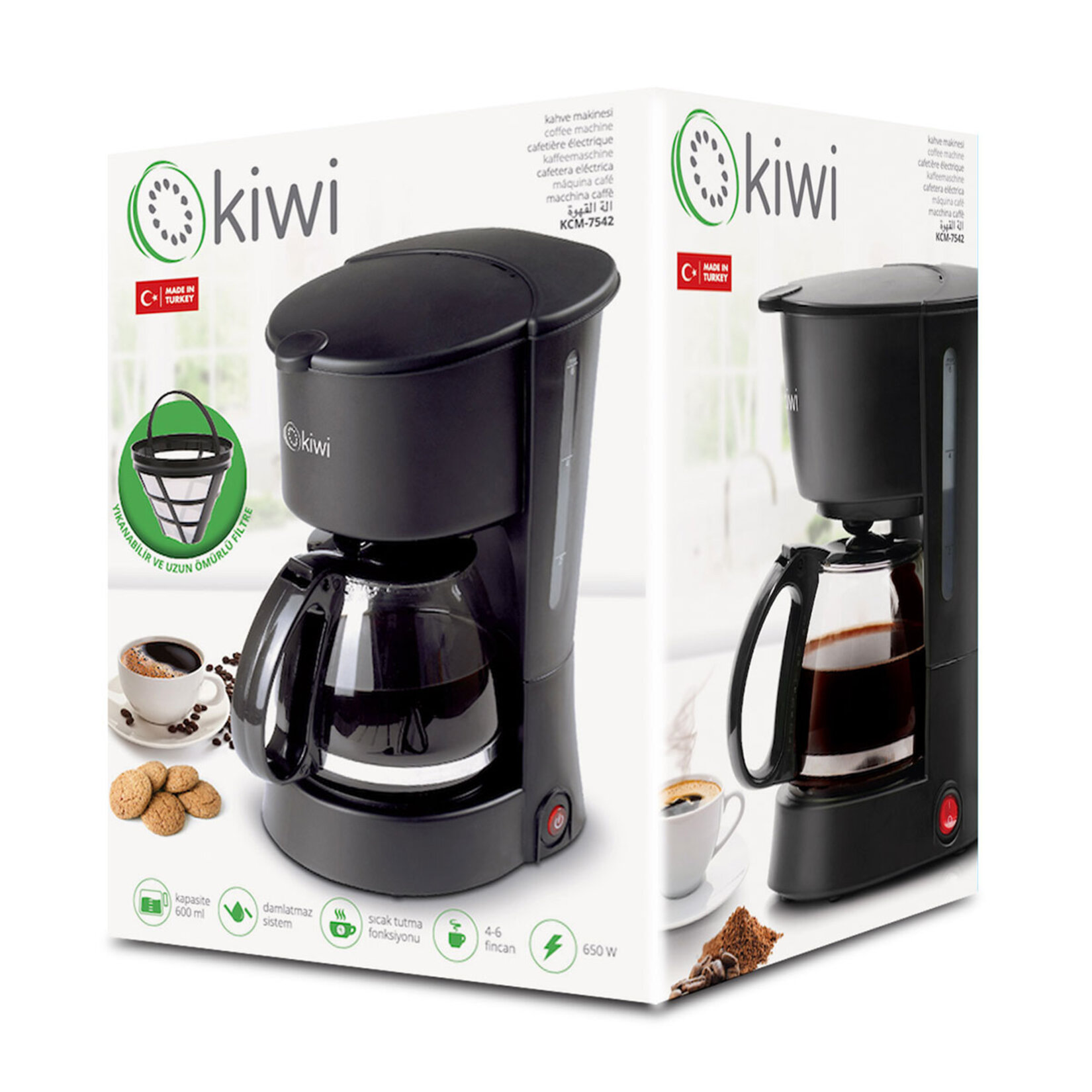 Kiwi Kcm-7542 Filtre Kahve Makinesi