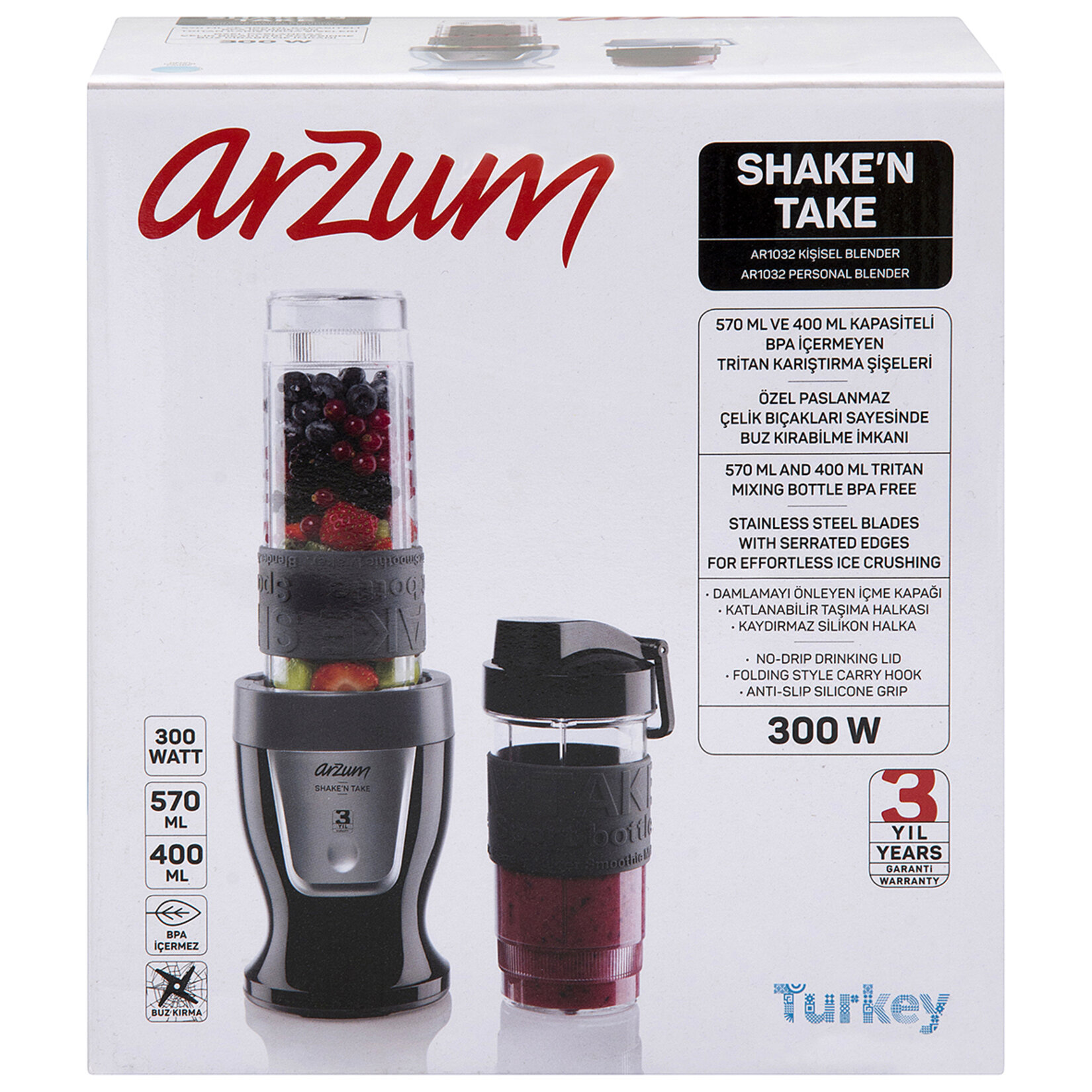 Arzum Shake´n Take Kişisel Blender Ar1032