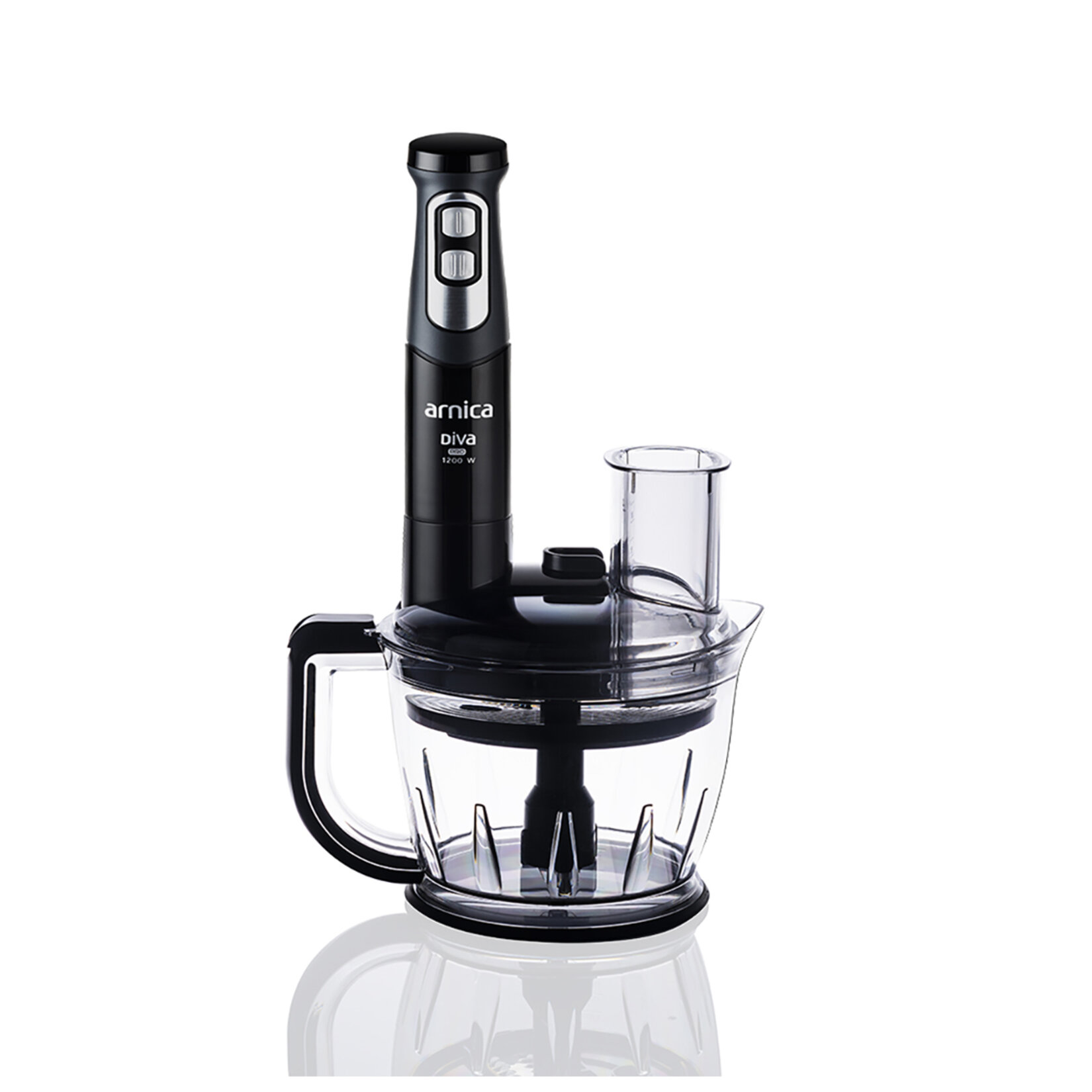 Arnica Diva Pro Rendeli El Blender Seti Siyah