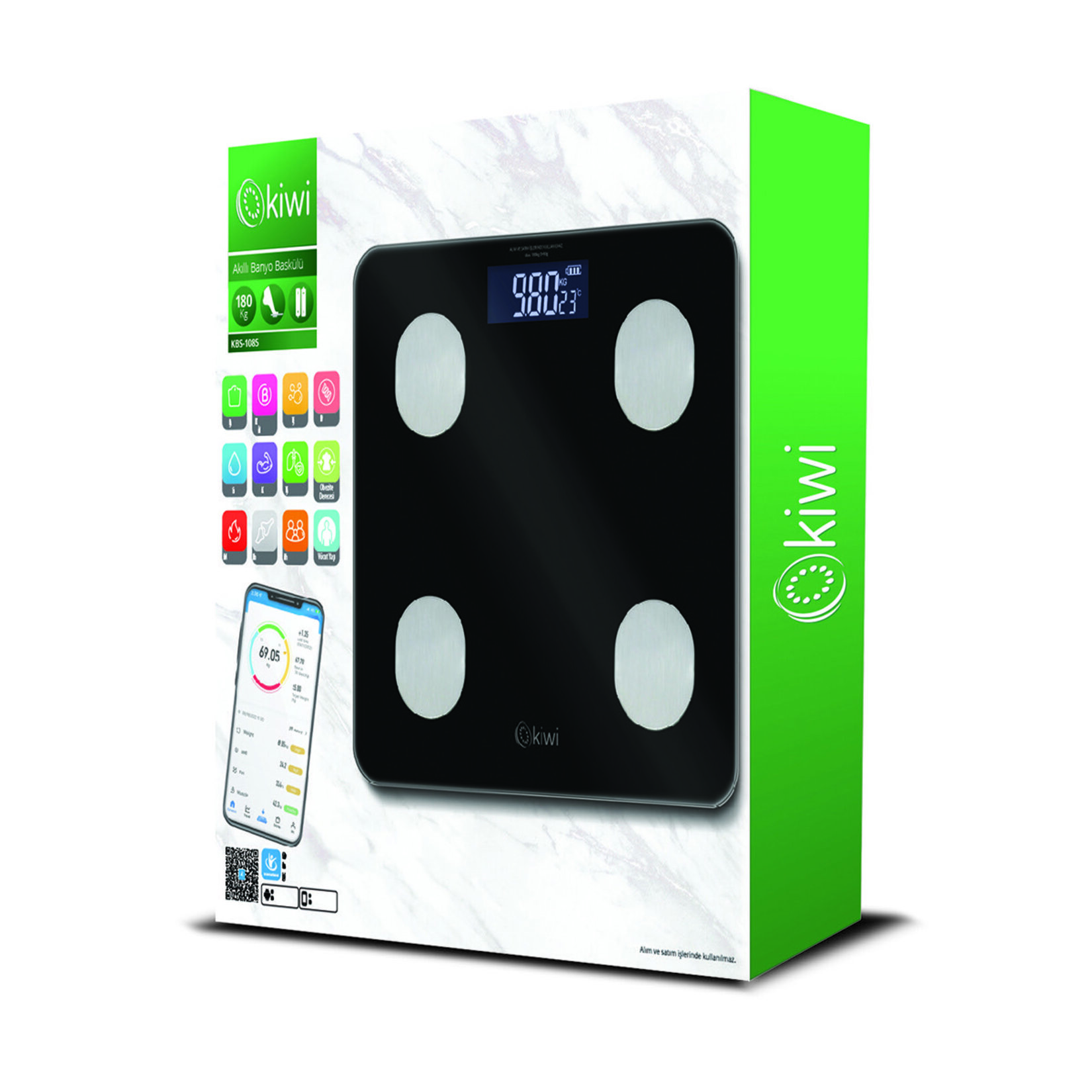 Kiwi Kbs-1085 Akıllı Digital Baskül