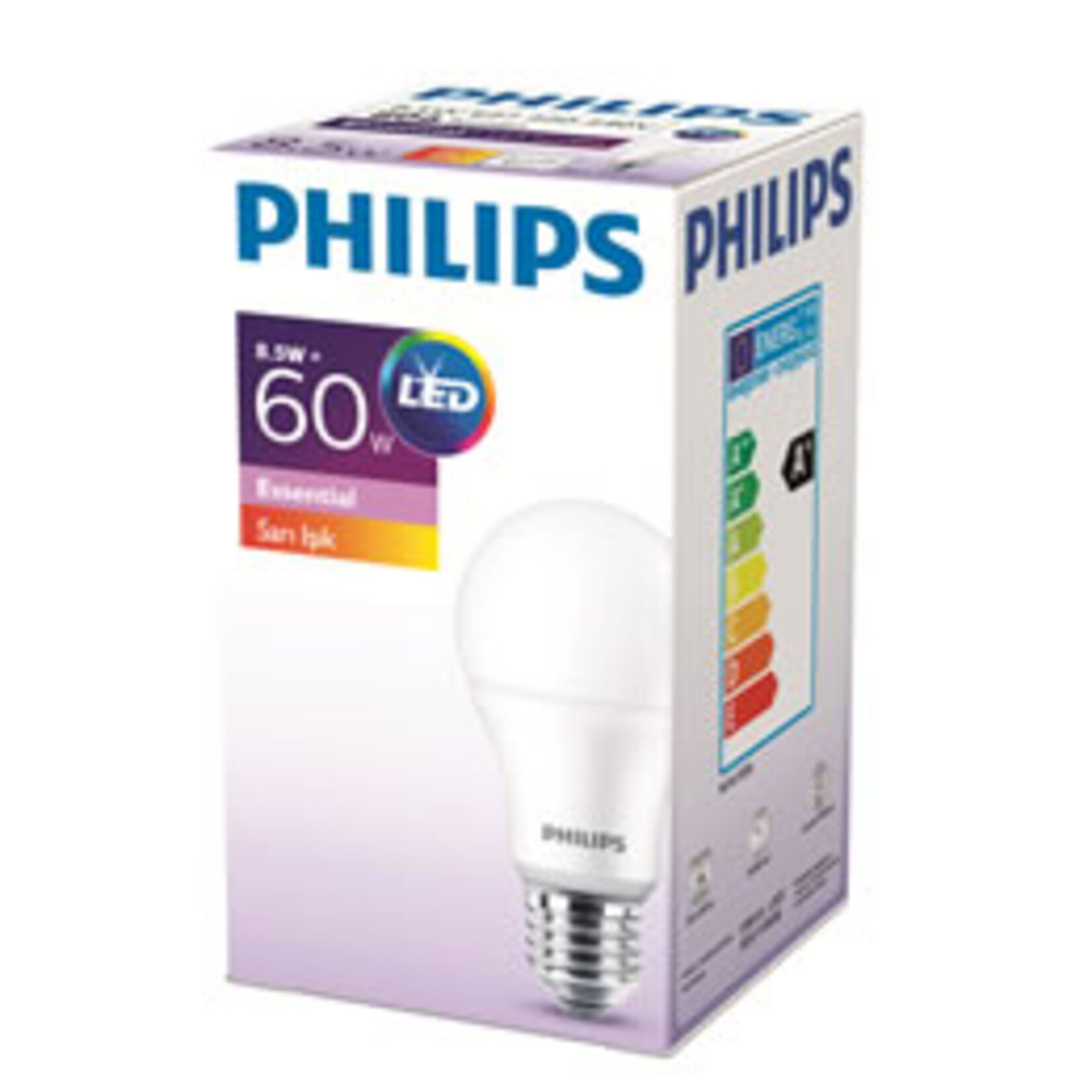 Philips Essential Led Ampul 8.5-60W Sarı E27 Normal Duy