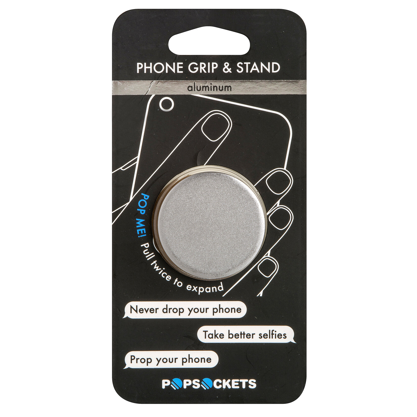 Popsockets Alum Grey Telefon Tutacağı