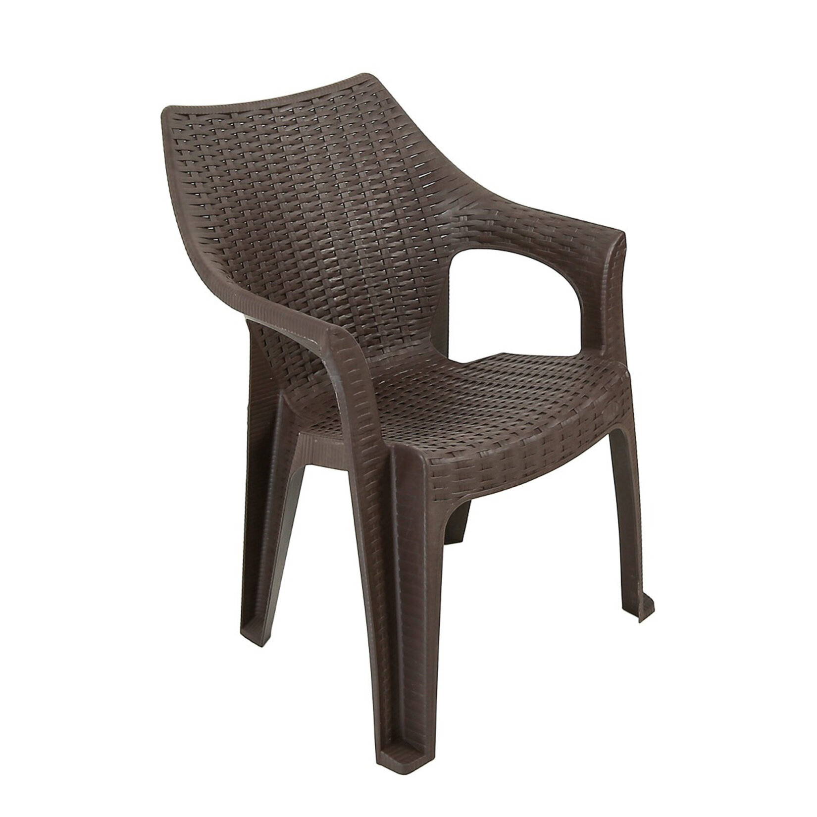 Leva Polo Rattan Koltuk Kahverengi