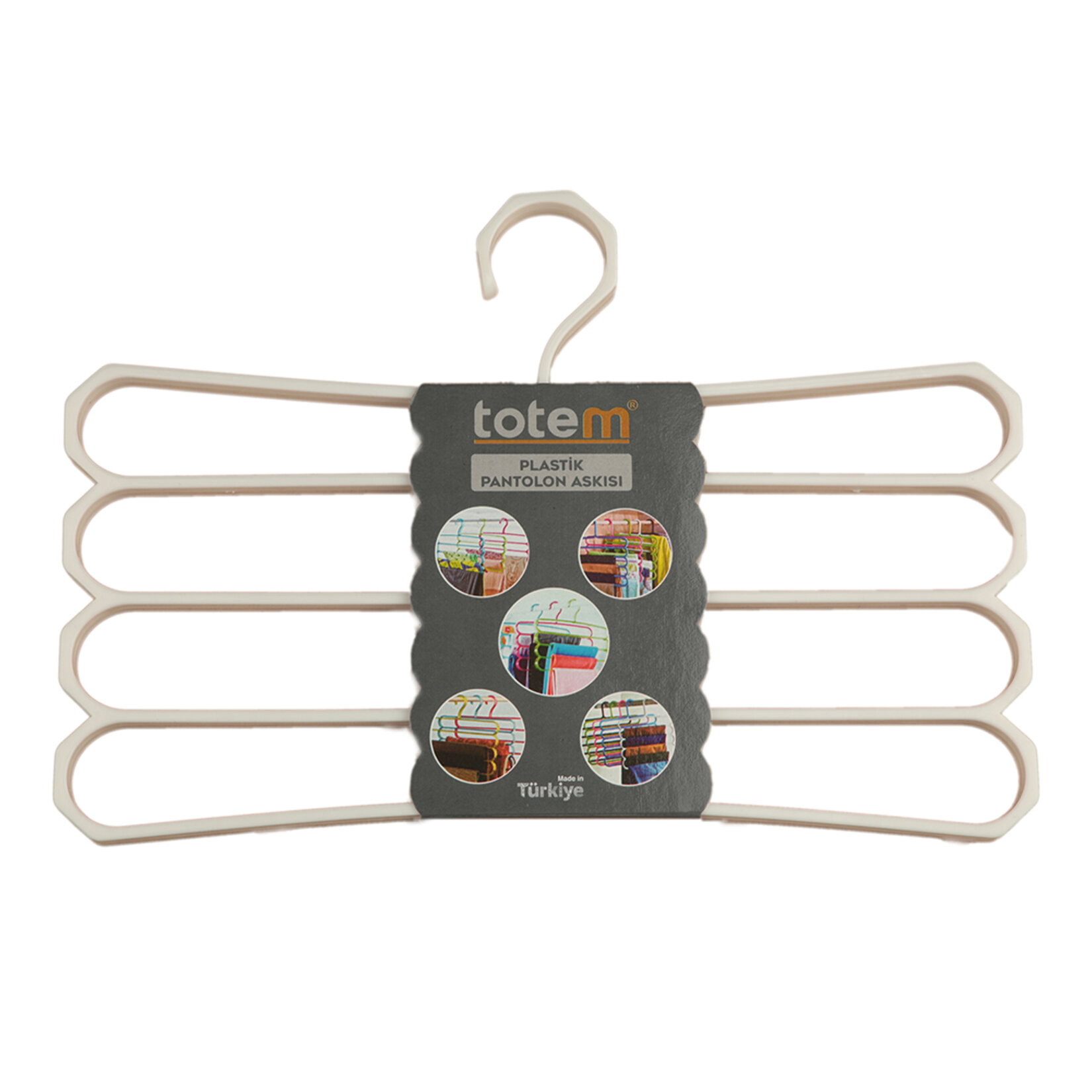Evvon Plastik Pantolon Askısı