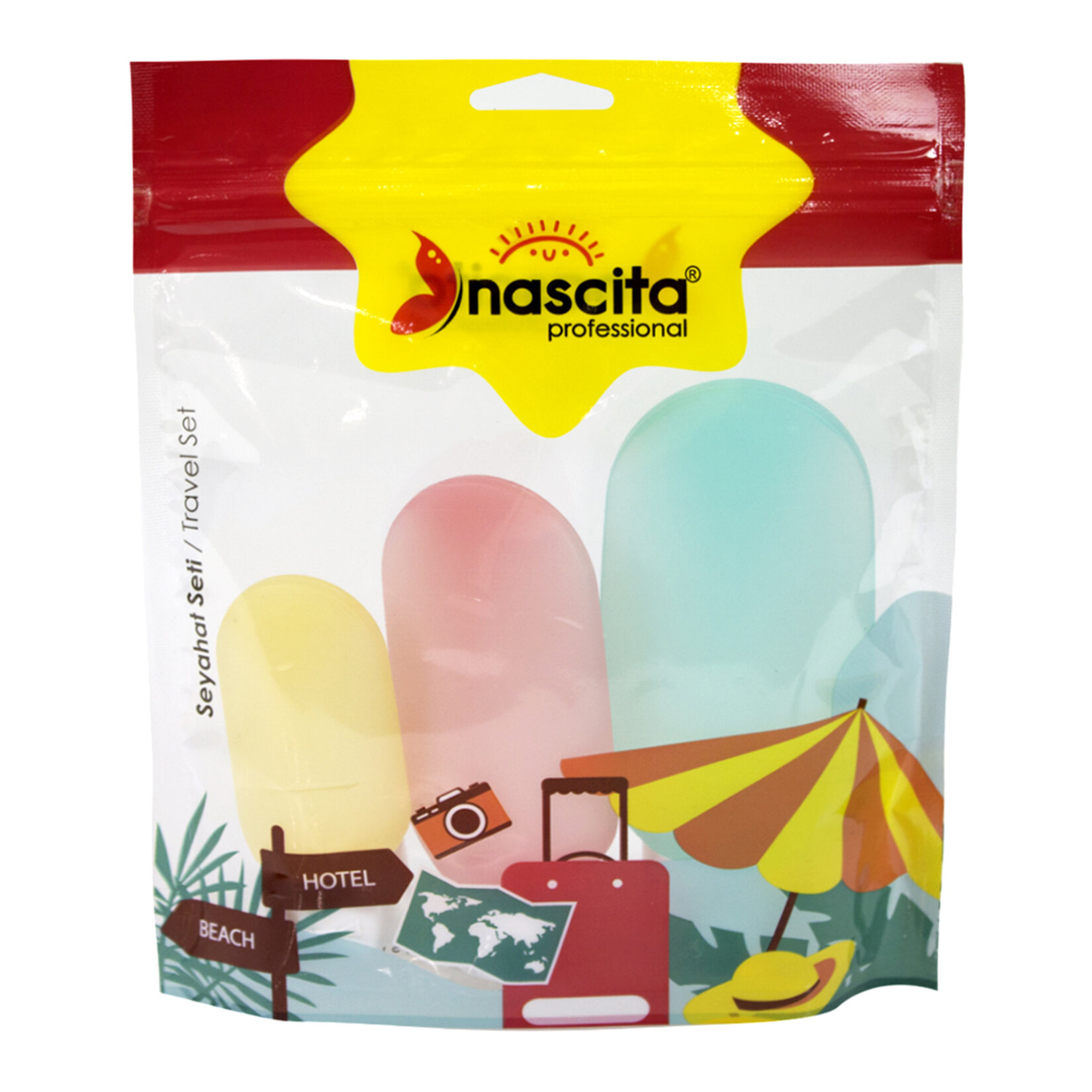 Nascita Seyahat Tipi Kozmetik Dolum Seti 3'lü