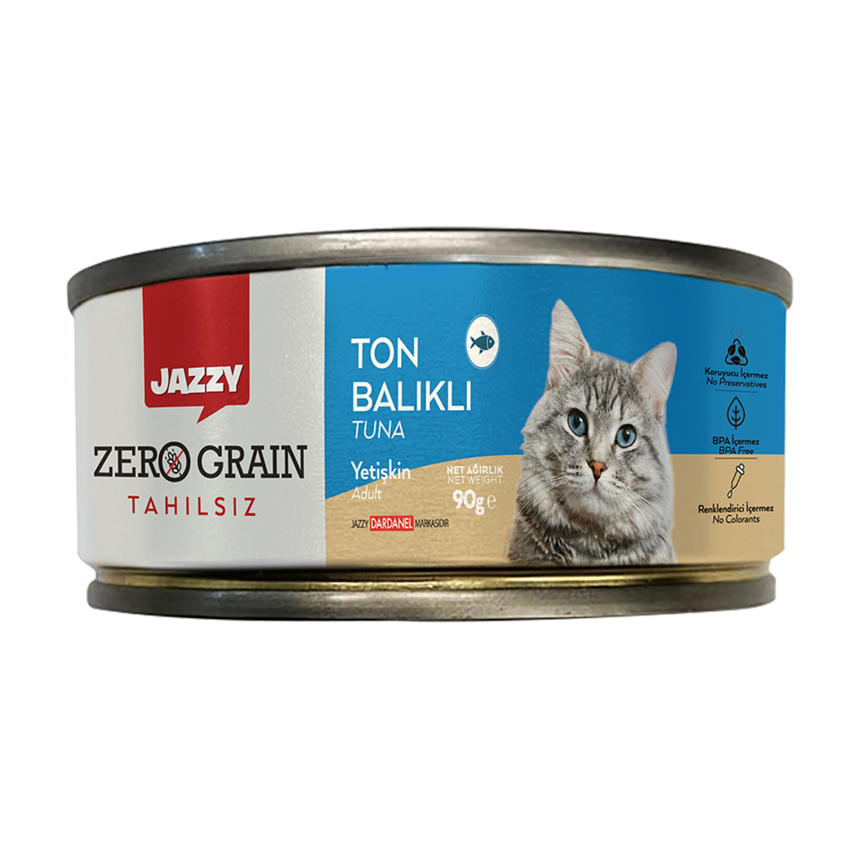 Jazzy Zero Grain Kedi Maması Ton Balıklı 90 G