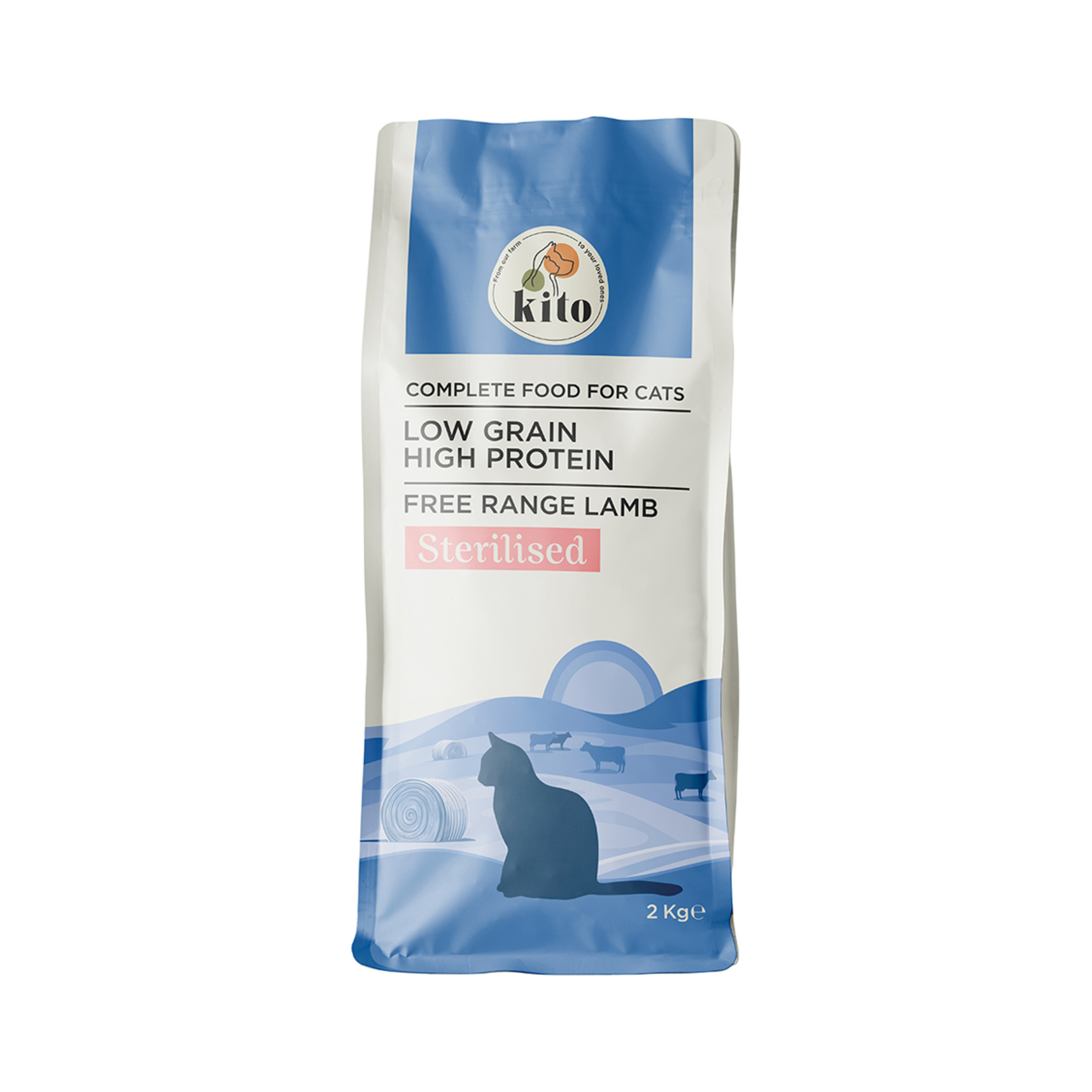 Kito Doğal Besi Kuzu Etli Kısır Kedi Maması 2 Kg