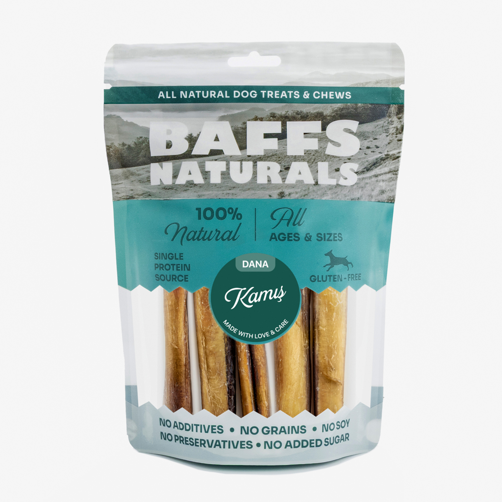 Baffs Naturals Dana Kamış Çiğnemelik Köpek Ödül Maması 100 G