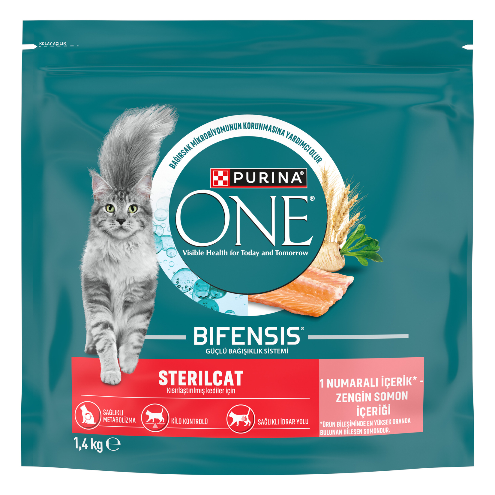 Purina One Sterilcat Somon Kısır Kedi Maması 1.4 Kg