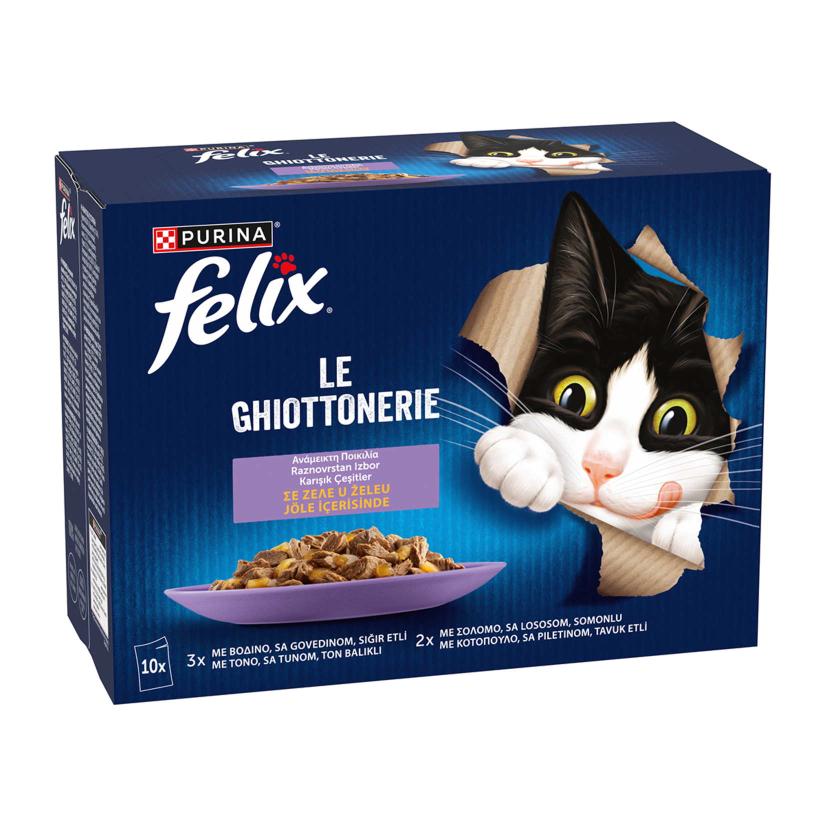 Purina Felix Karışık Çeşit Yaş Kedi Maması 10X85 G