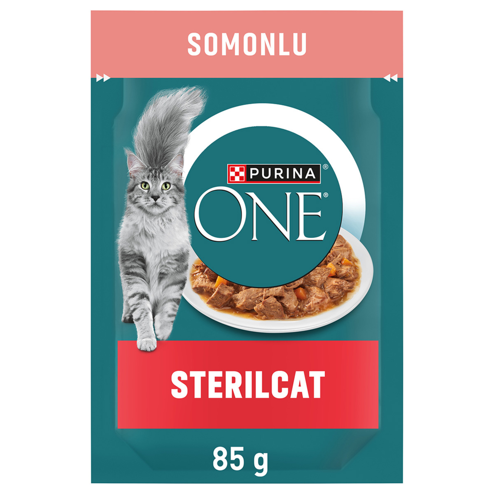 Purina One Somonlu Kısırlaştırılmış Yaş Kedi Maması 85 G