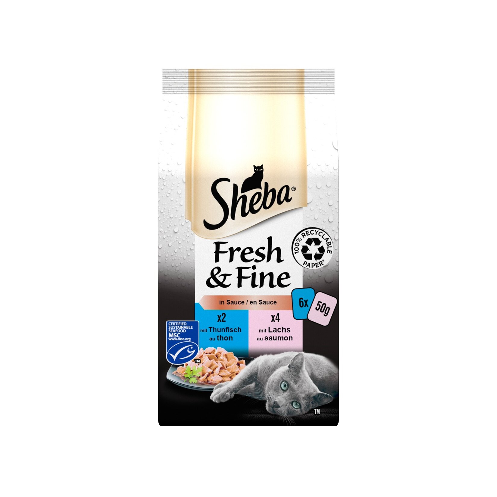 Sheba Fresh & Fine Balık Seçkisi Yaş Mama 300 G