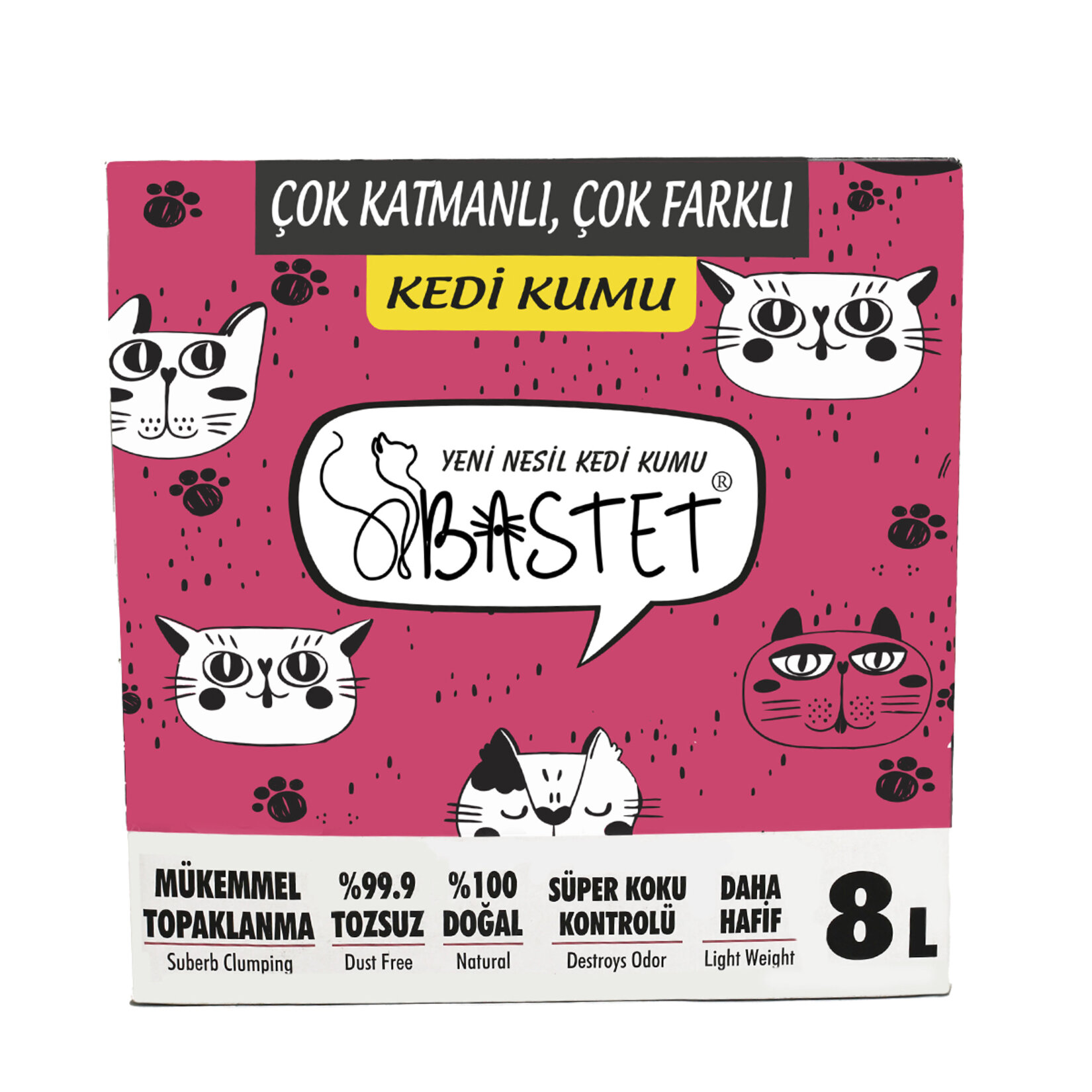Doğalsan Bastet Kedi Kumu 8 L